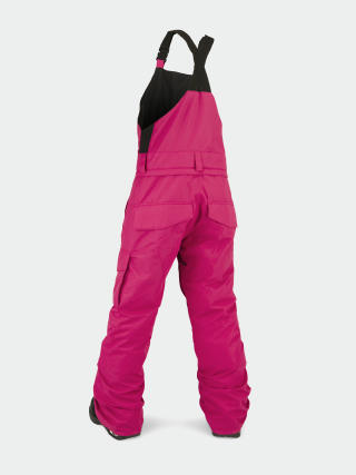 Snowboardové nohavice Volcom Barkley Bib Overall JR (magenta)