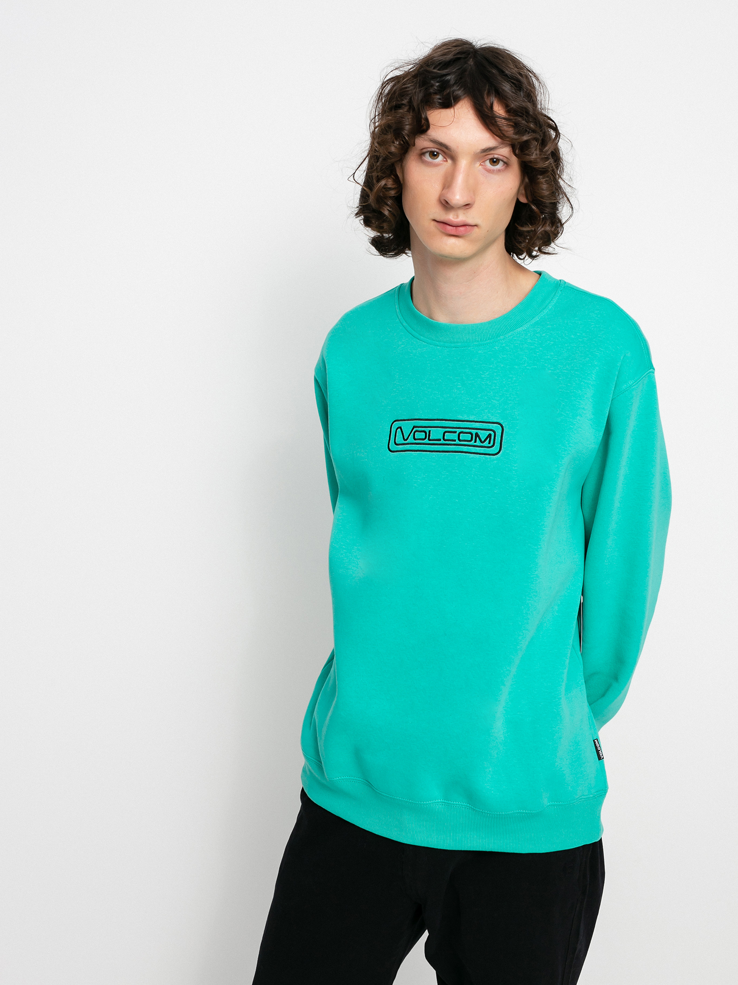 Mikina Volcom Catch 91 Crew (atlantis)