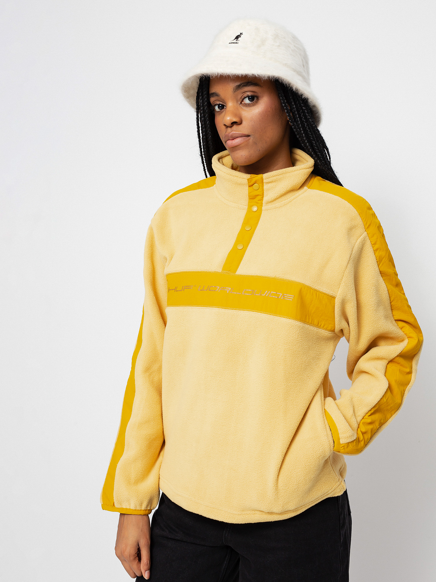 Dámsky Flisová mikina HUF Cascade (dijon)