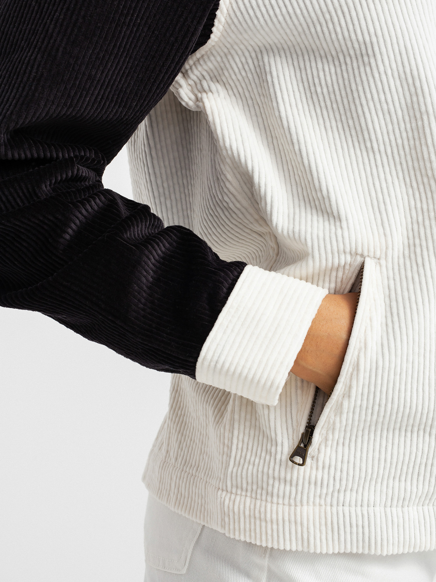 Bunda HUF Vandenberg Corduroy Wmn (black)