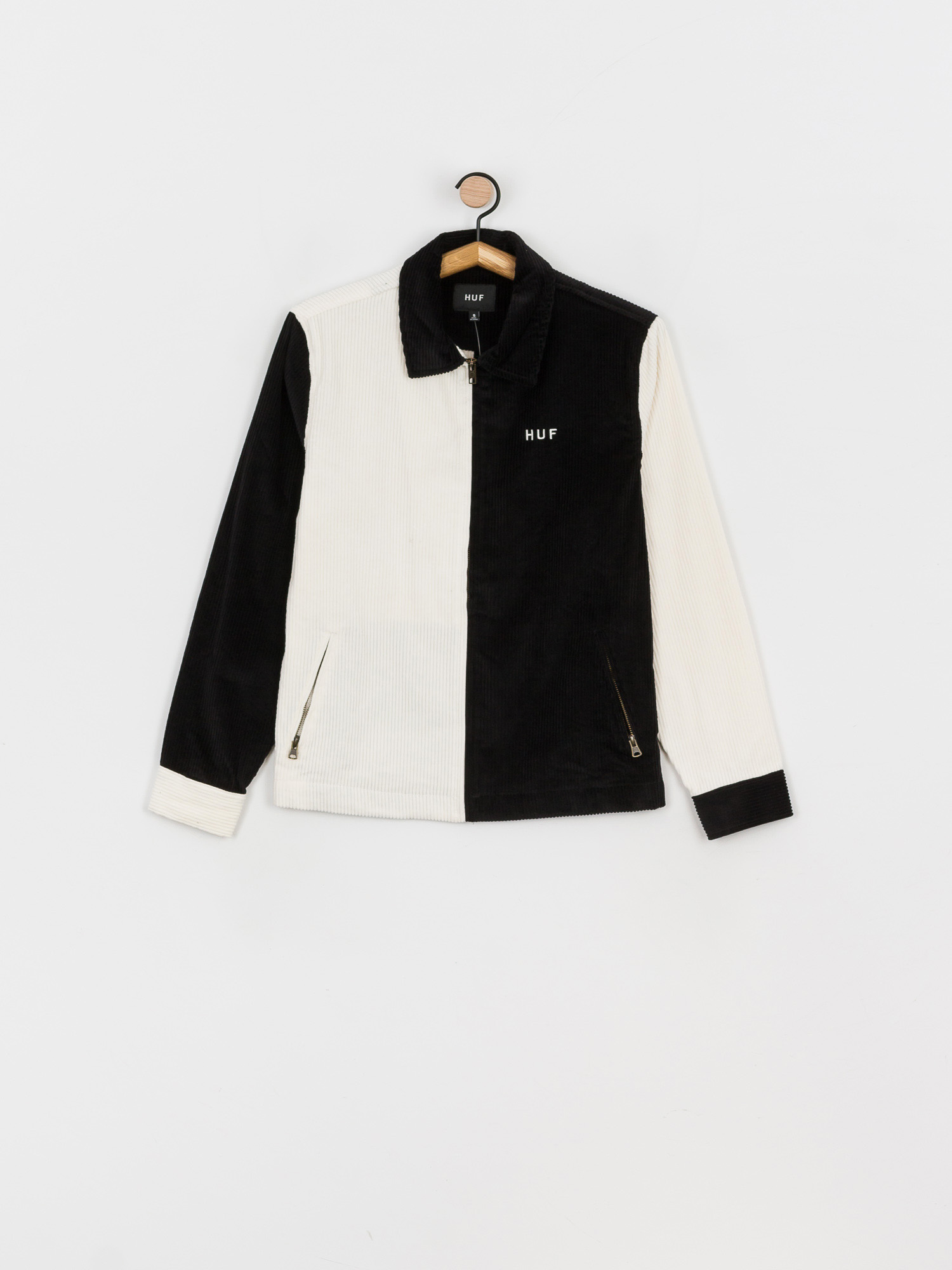 Bunda HUF Vandenberg Corduroy Wmn (black)