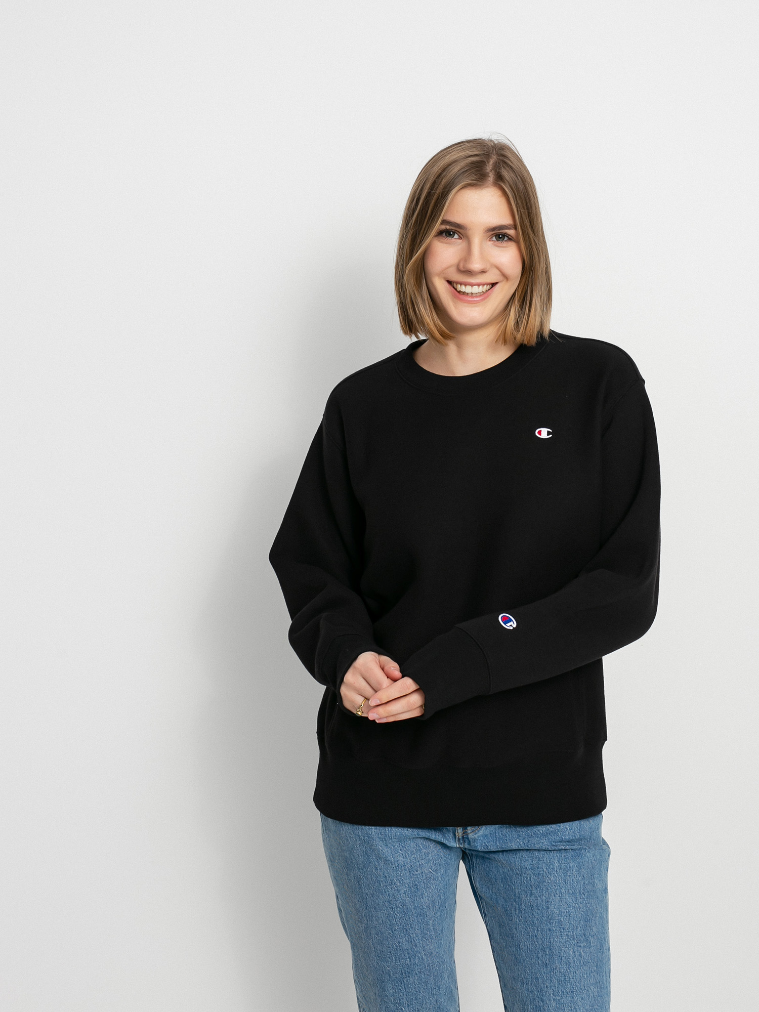 Mikina Champion Crewneck Sweatshirt 114789 Wmn (nbk)