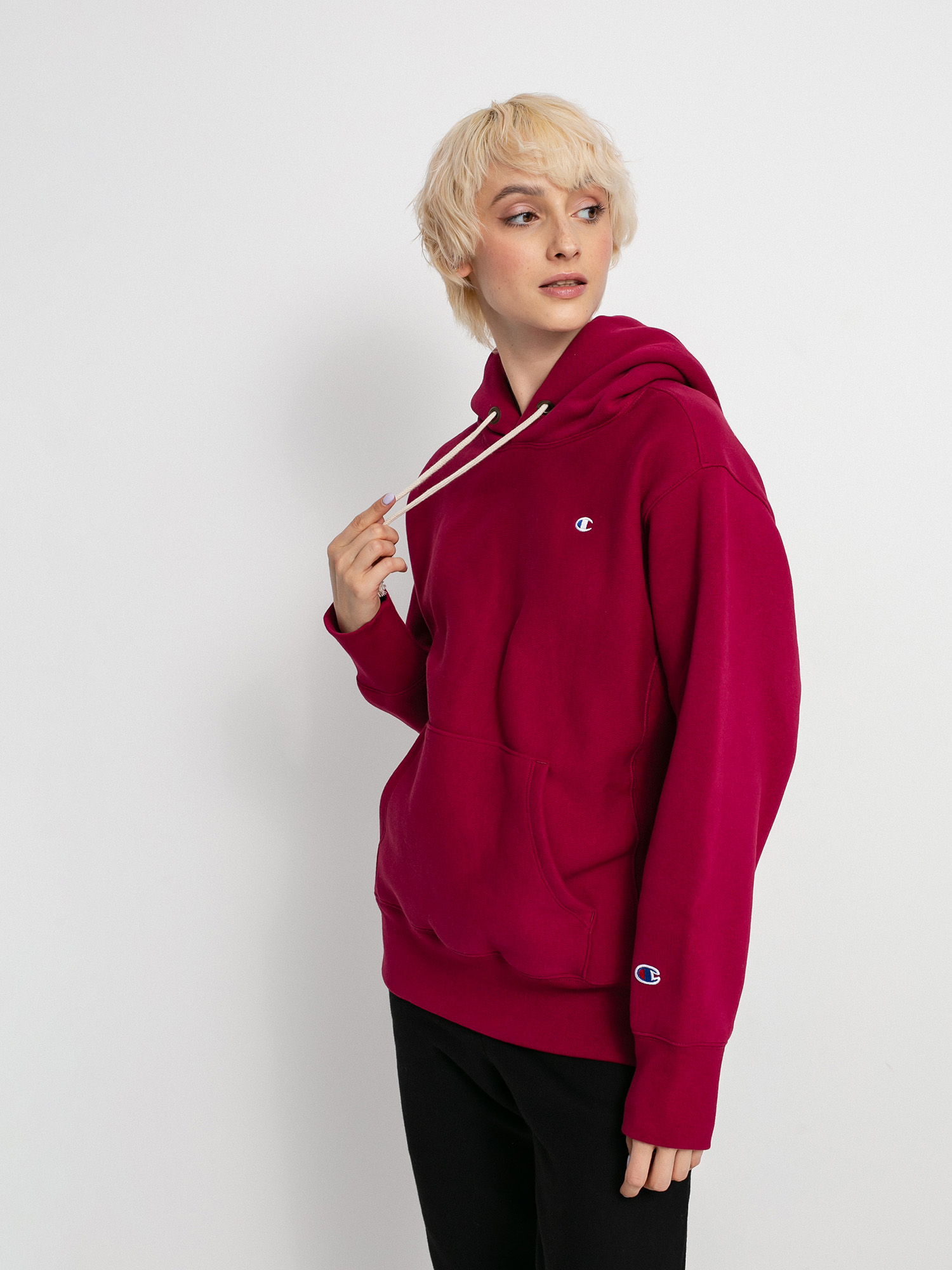 Mikina s kapucňou Champion Sweatshirt HD 114778 Wmn (bre)