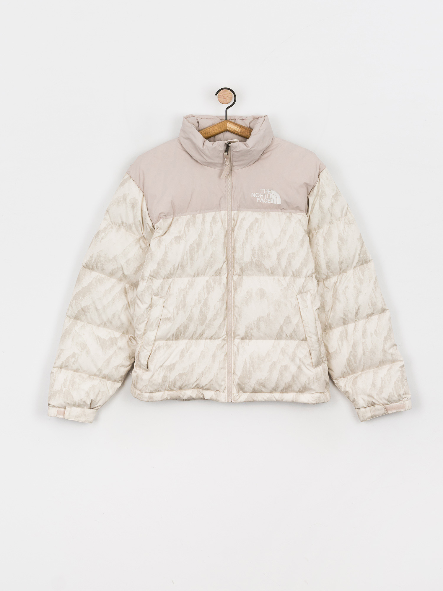 Bunda The North Face 1996 Retro Nuptse (silver grey wooden tiger print)