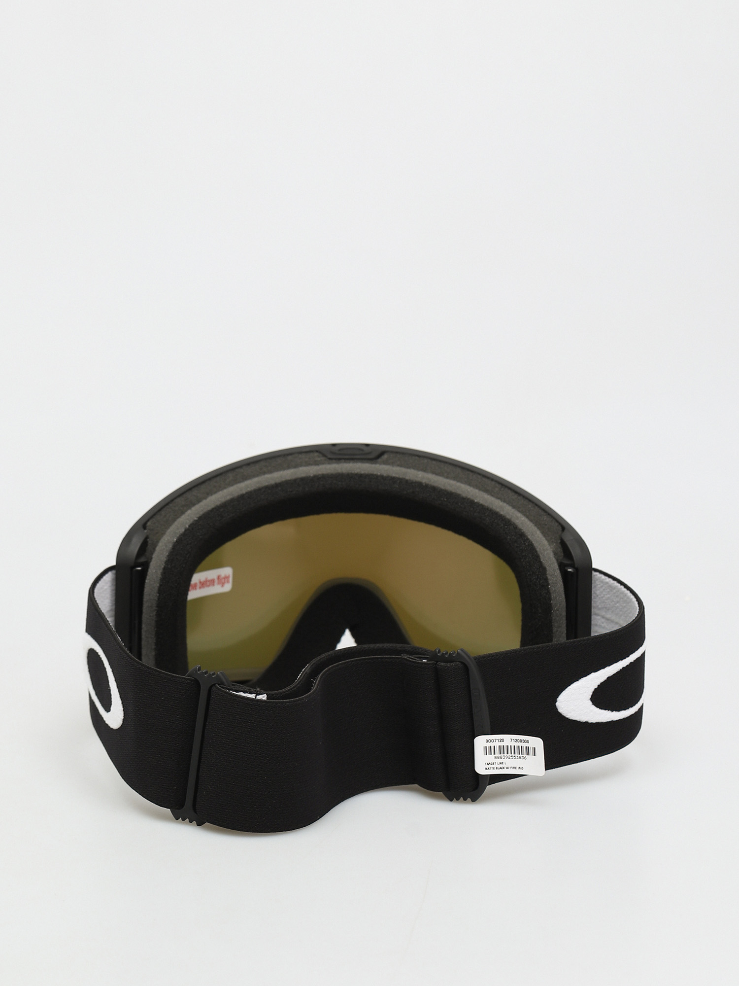 Snowboardové okuliare Oakley Target Line L (matte black/fire iridium)