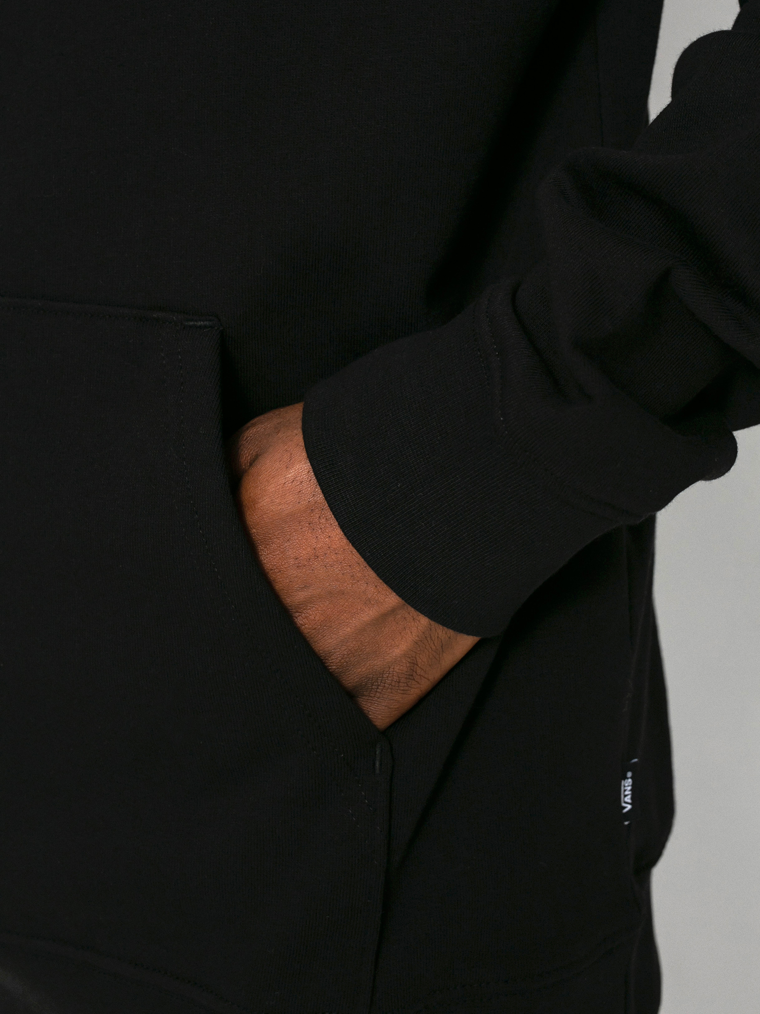 Mikina s kapucňou Vans Pressed Floral HD (black)