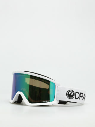 Snowboardové okuliare Dragon DX3 OTG (white/lumalens green ion)