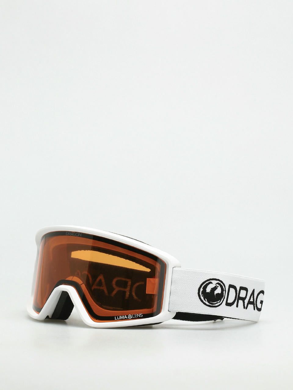 Snowboardové okuliare Dragon DXT OTG (white/lumalens amber)