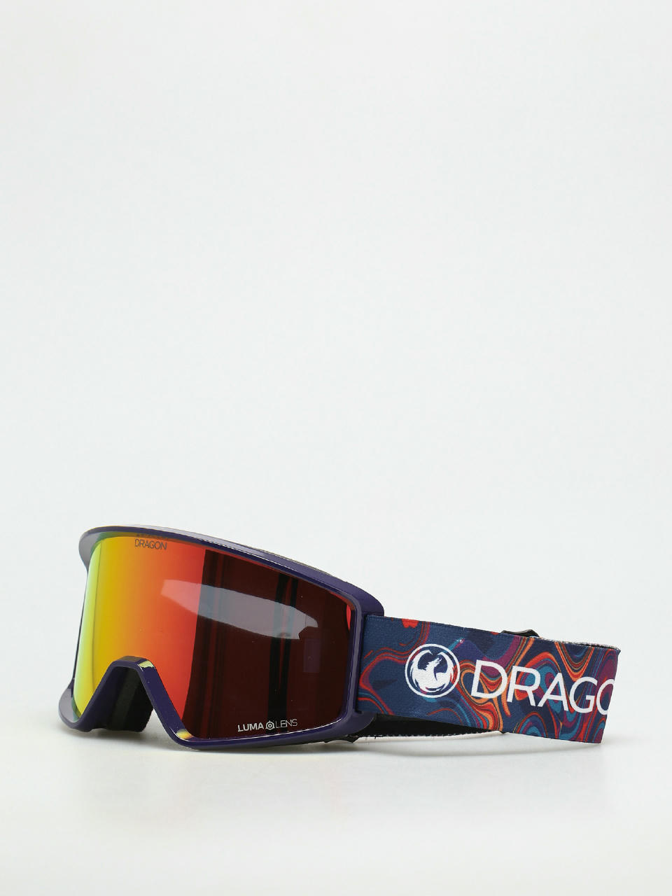 Snowboardové okuliare Dragon DXT OTG (swirl/lumalnes red ion)