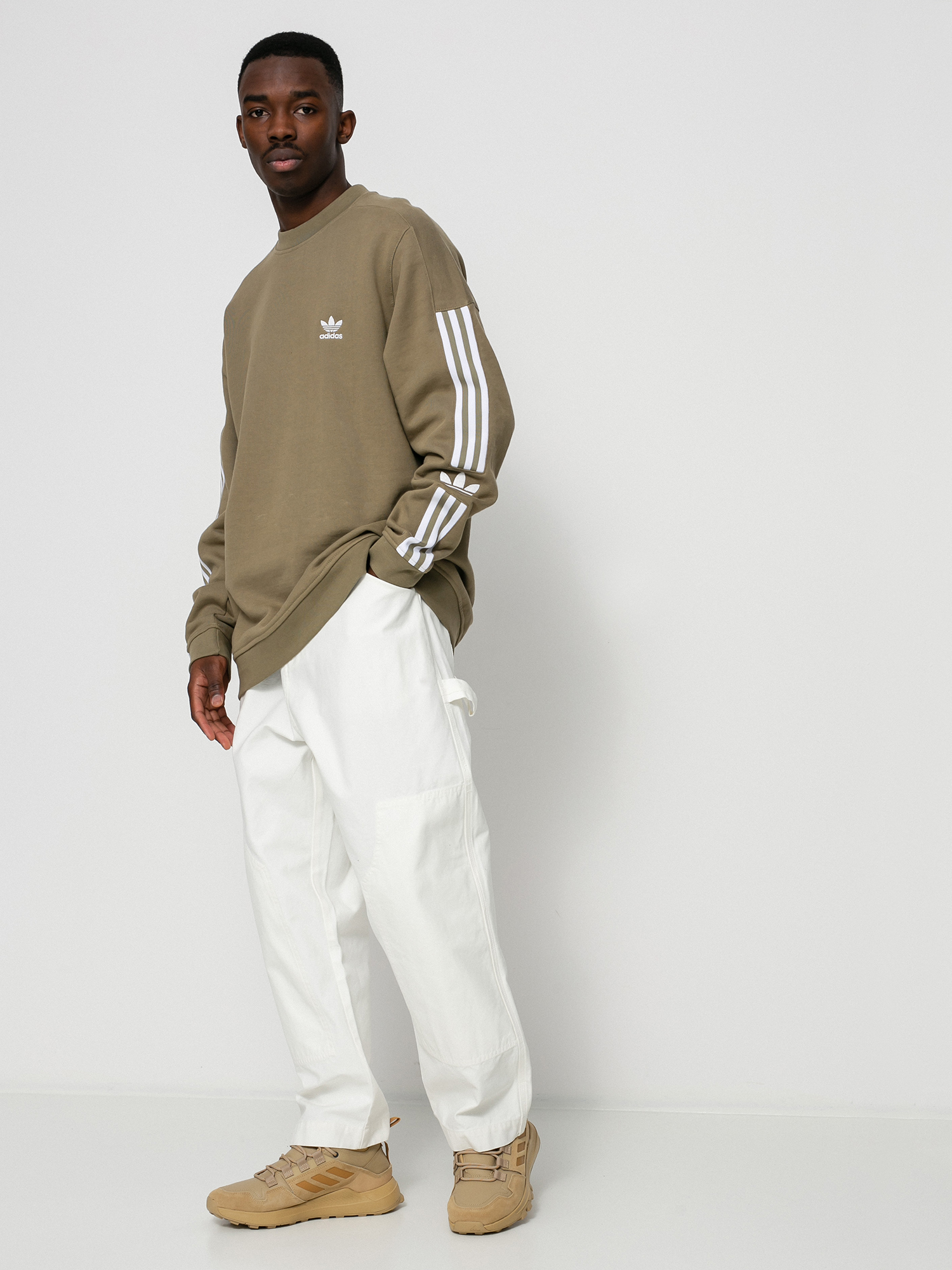 Mikina adidas Originals Lock Up Crew (orbgrn)