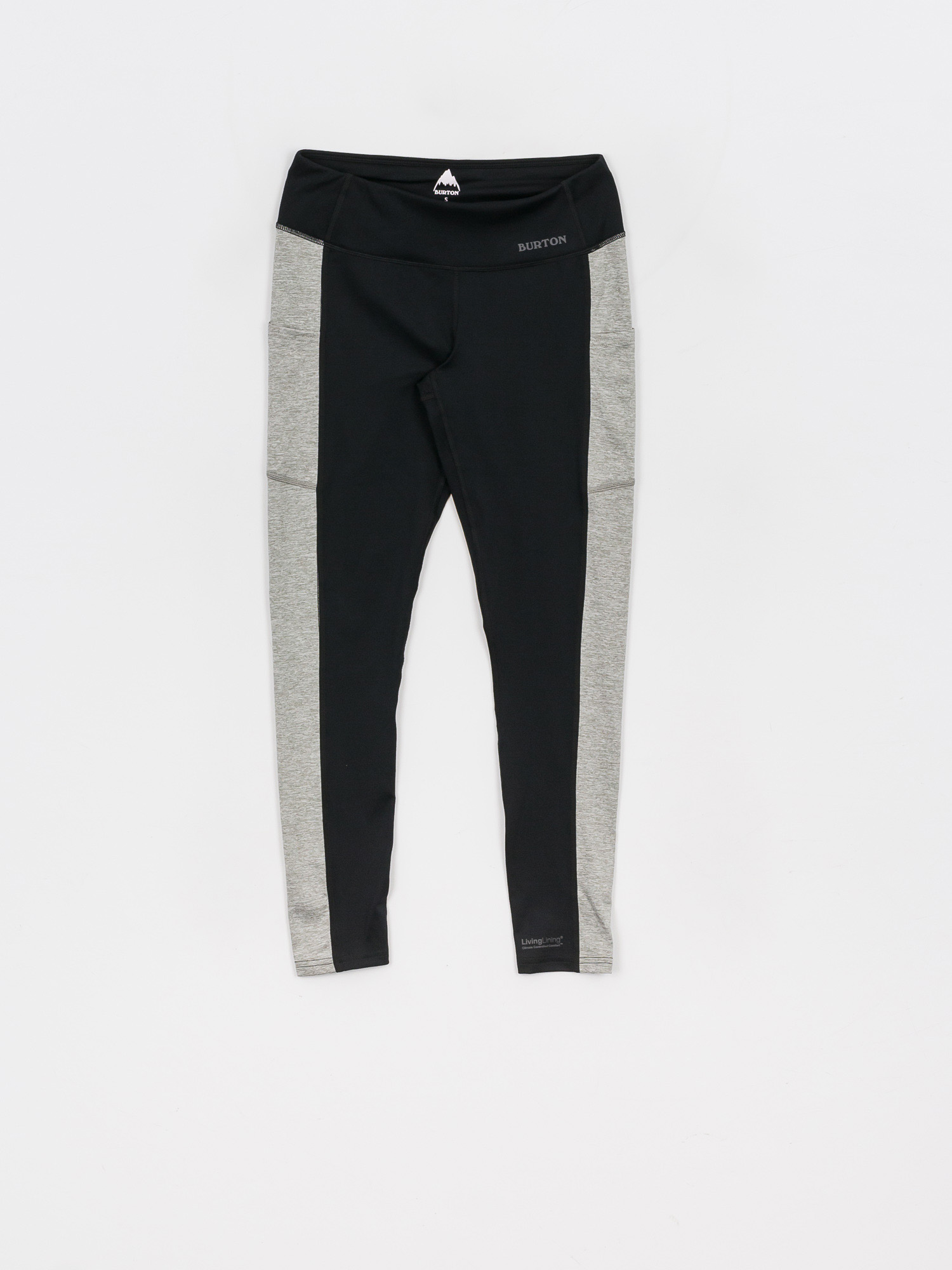 Dámske Termolegíny Burton Midweight X Base Layers (true black/gray heather)