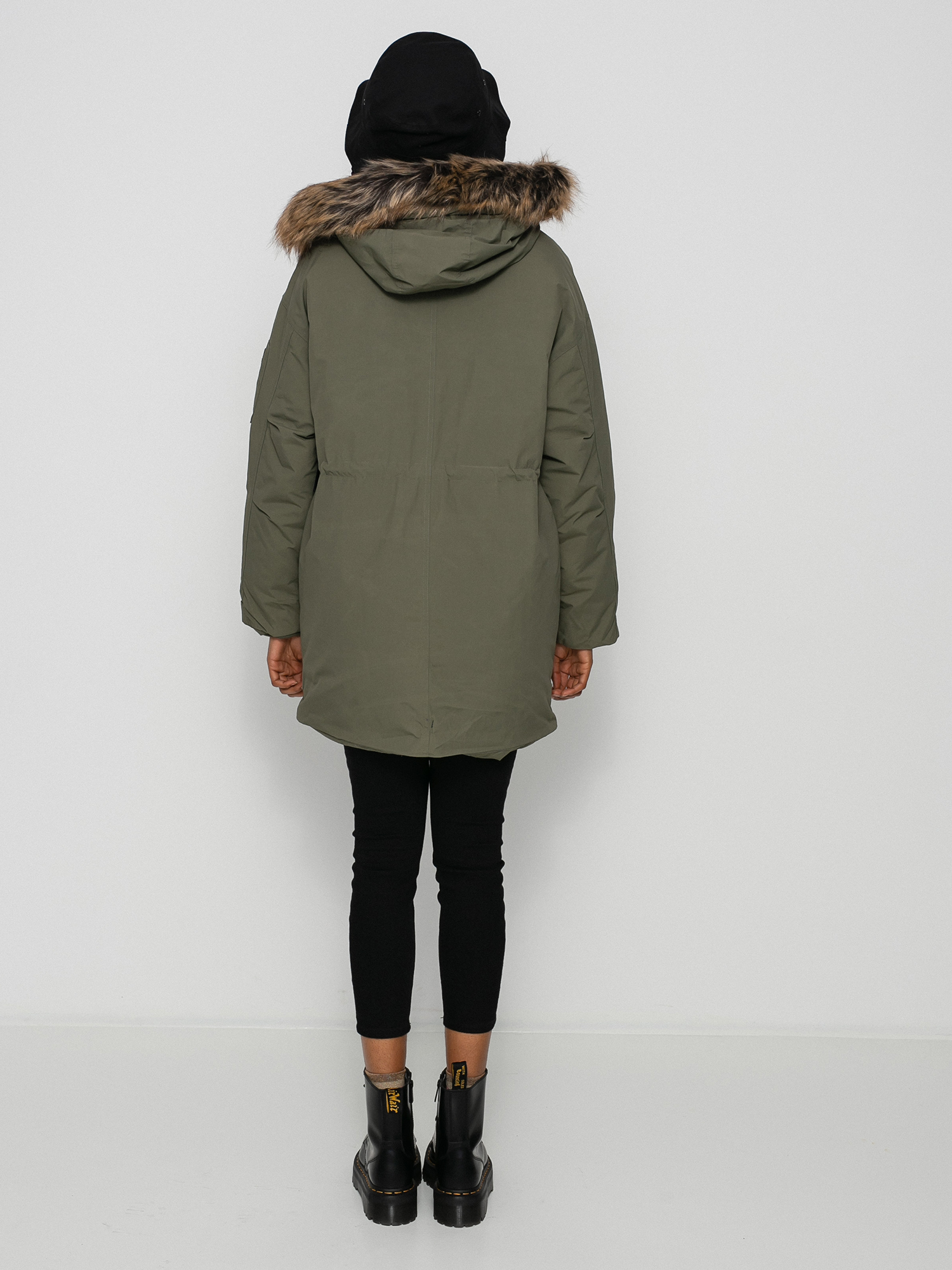 Bunda Volcom Warmer N Over 5K Parka Wmn (army green combo)