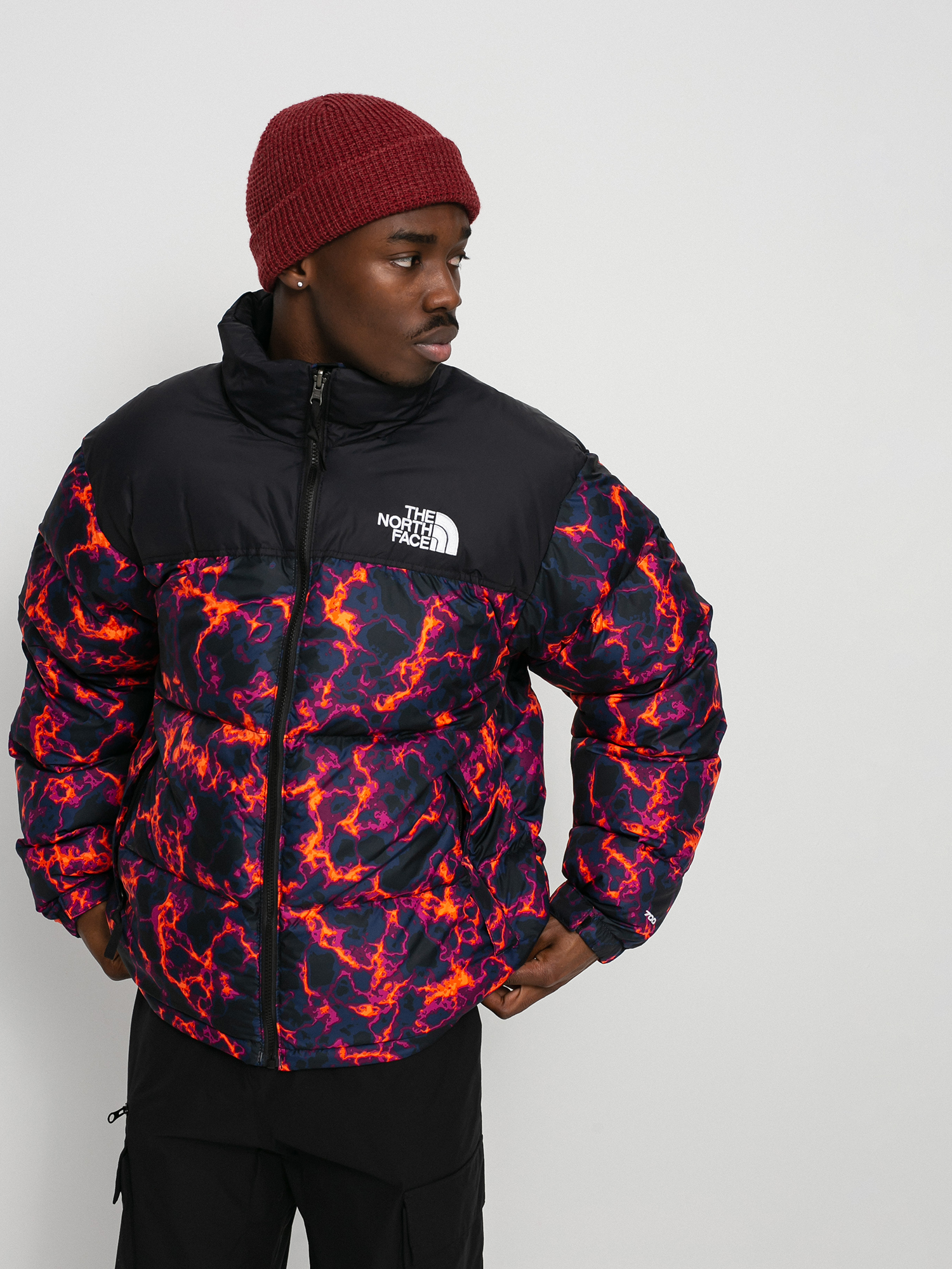 North face cheap nuptse black camo