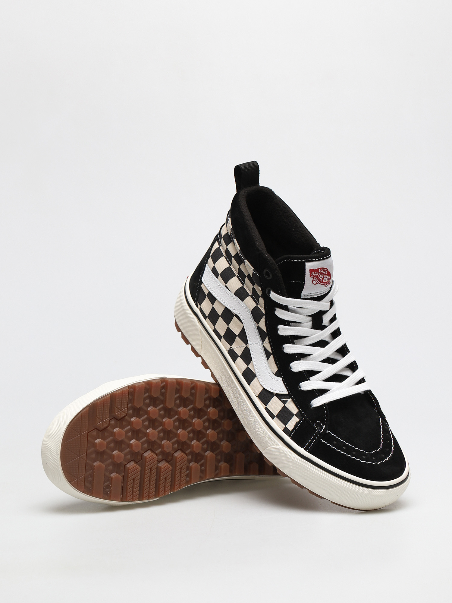 Topánky Vans Sk8 Hi MTE 1 (black/white/checkerboard)