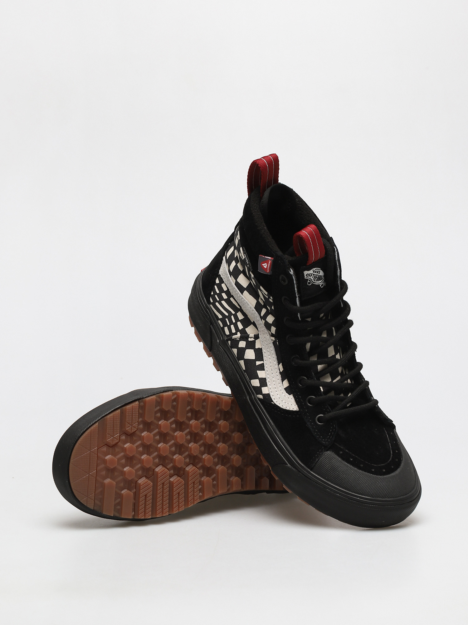 Topánky Vans Sk8 Hi MTE 2 - čierna (black/warped check)