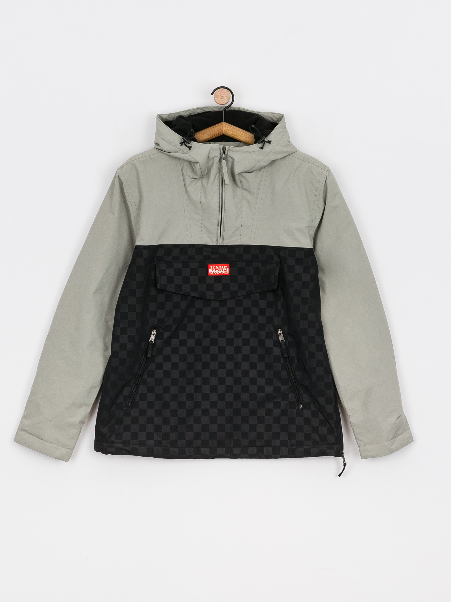 Bunda Vans X Napapijri Anorak (forest frog/black checkerboard)