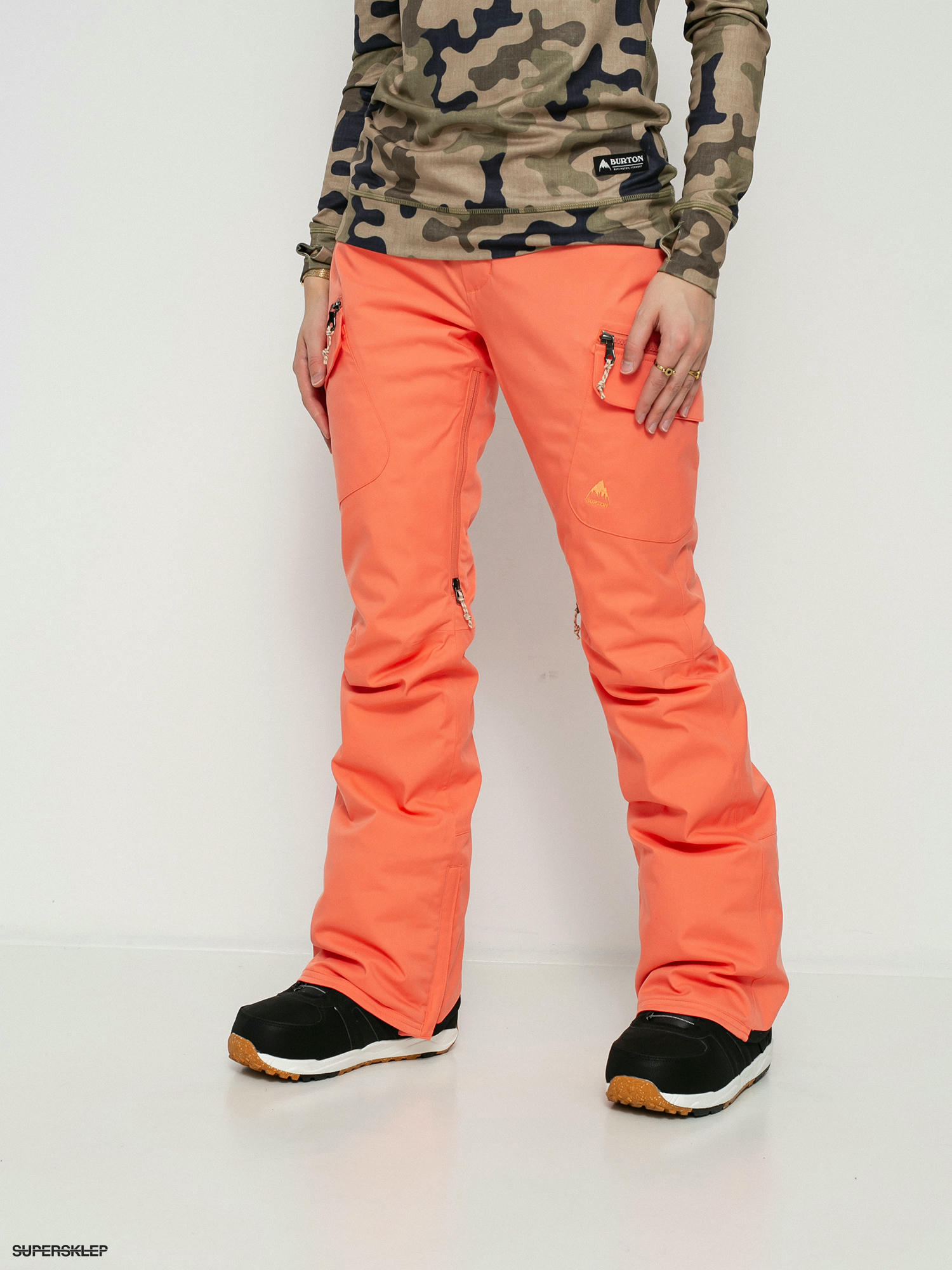 Snowboardov nohavice Burton Gloria Insulated Wmn persimmon