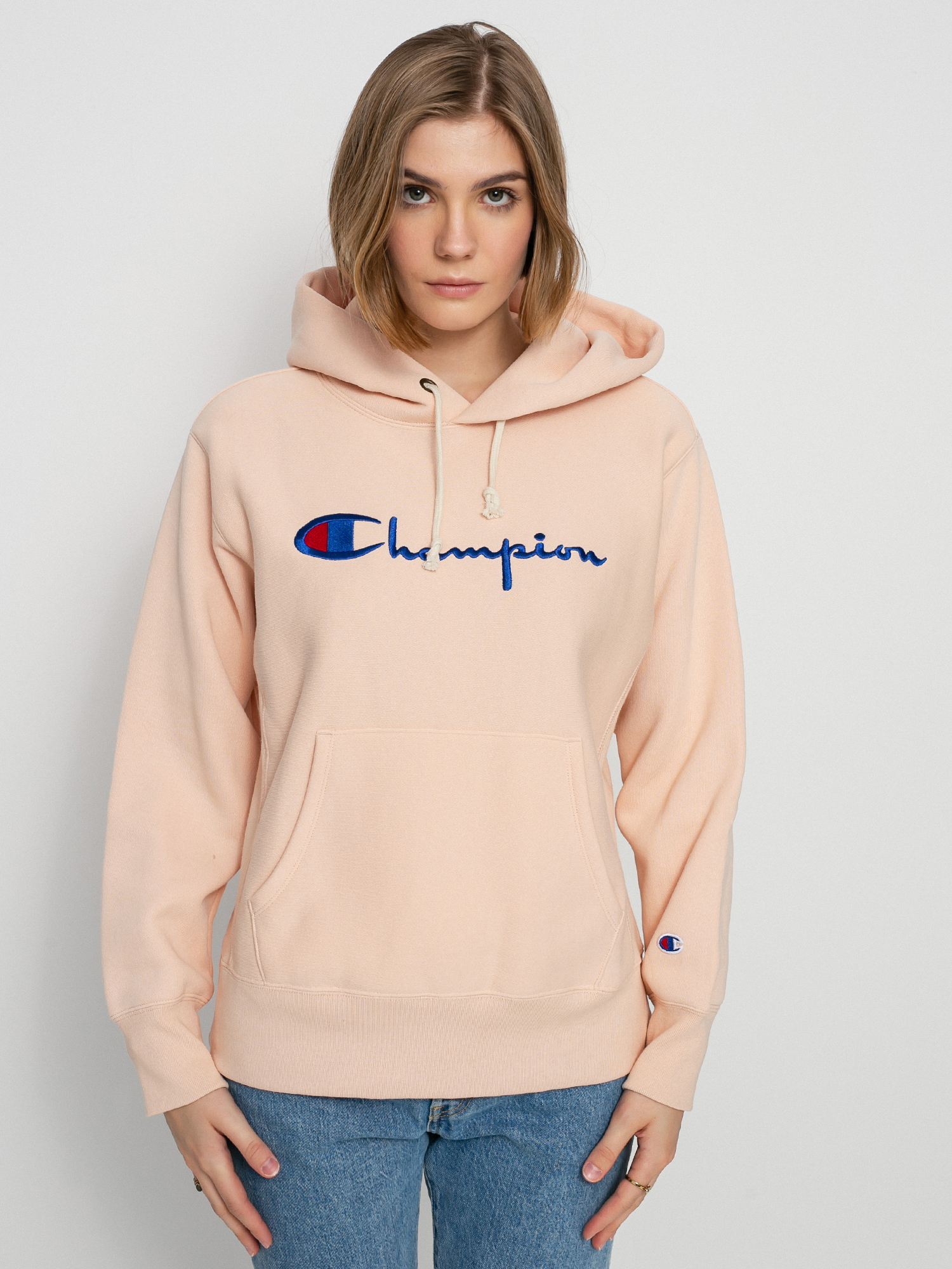 Mikina s kapucňou Champion Sweatshirt HD 114788 Wmn (spv)