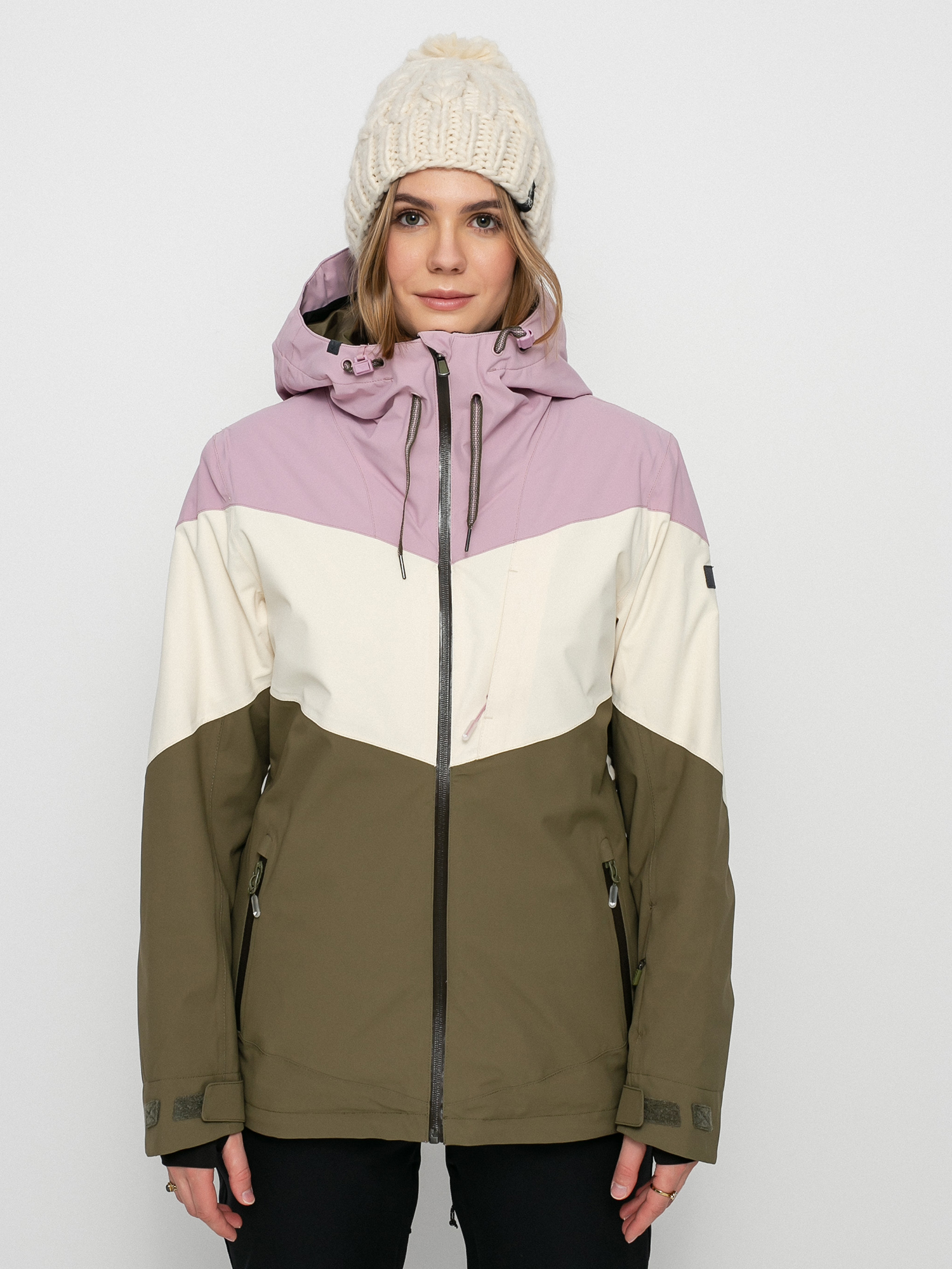 Snowboardová bunda Roxy Winter Haven Wmn (burnt olive)