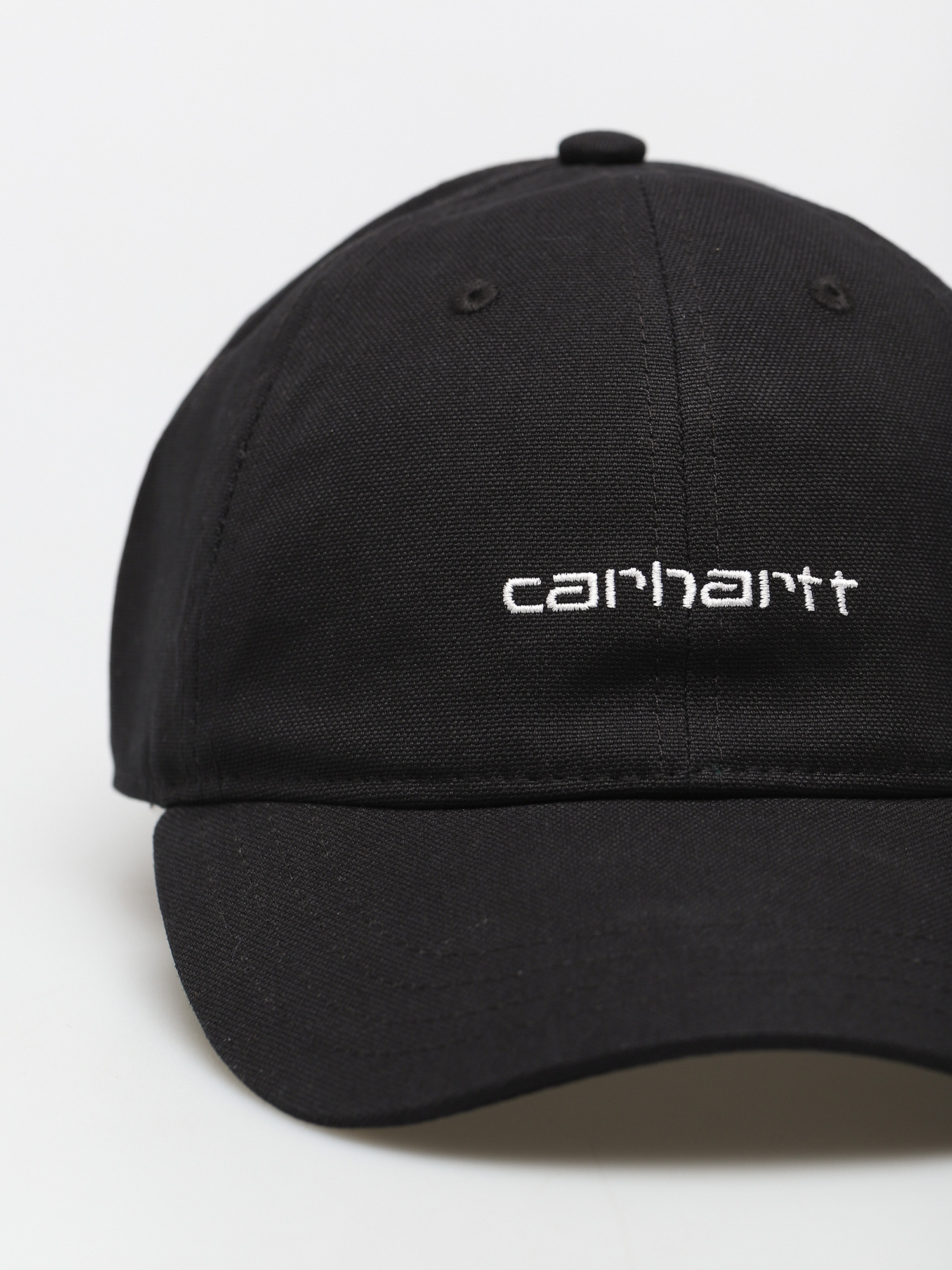 Šiltovka Carhartt WIP Canvas Script (black/white)