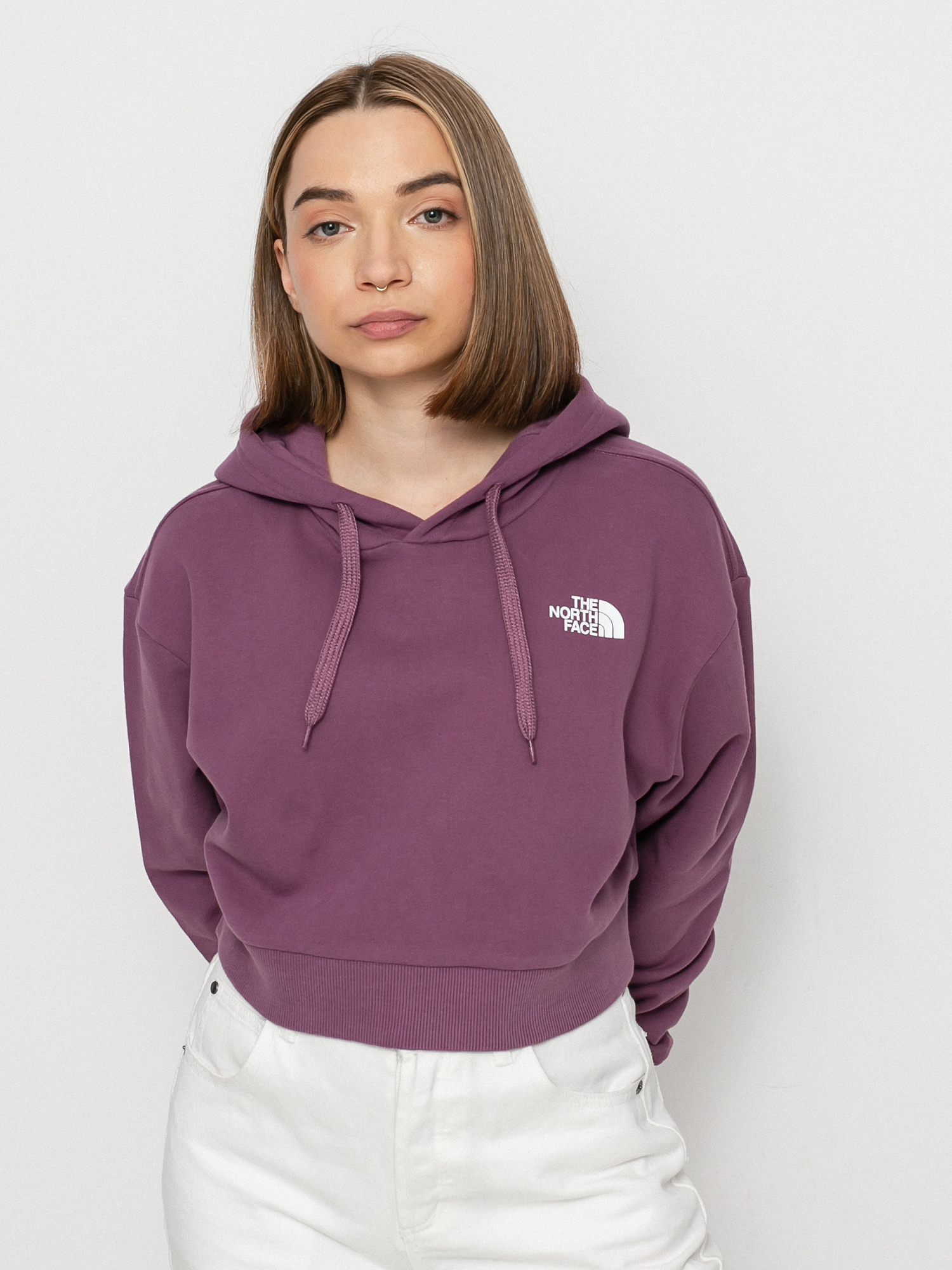Mikina s kapucňou The North Face Trend Crop HD Wmn (pikes purple)