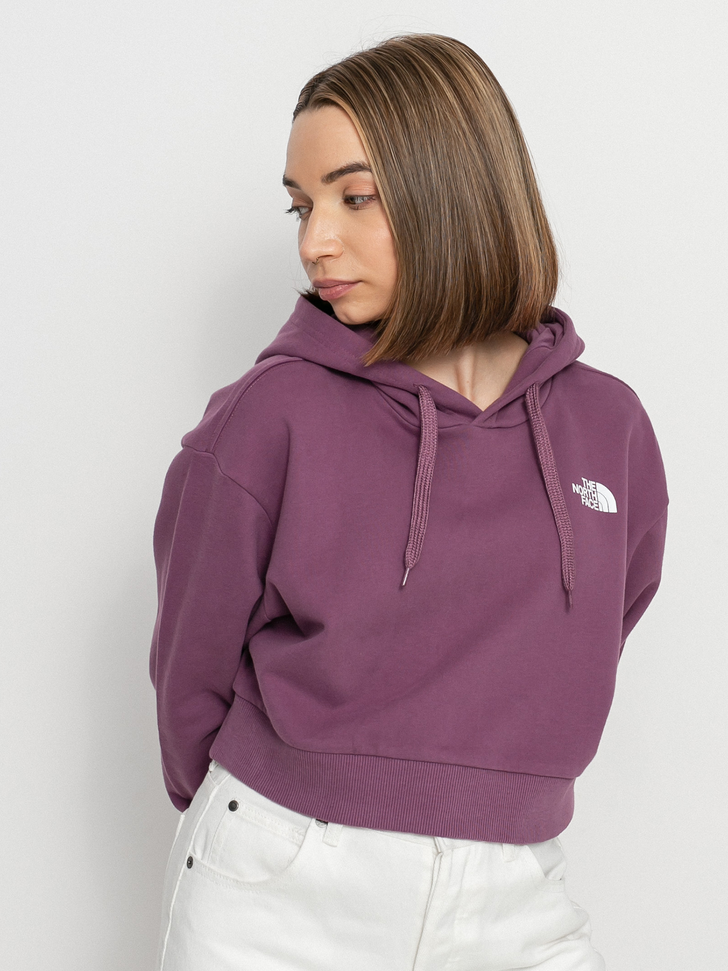 Mikina s kapucňou The North Face Trend Crop HD Wmn (pikes purple)