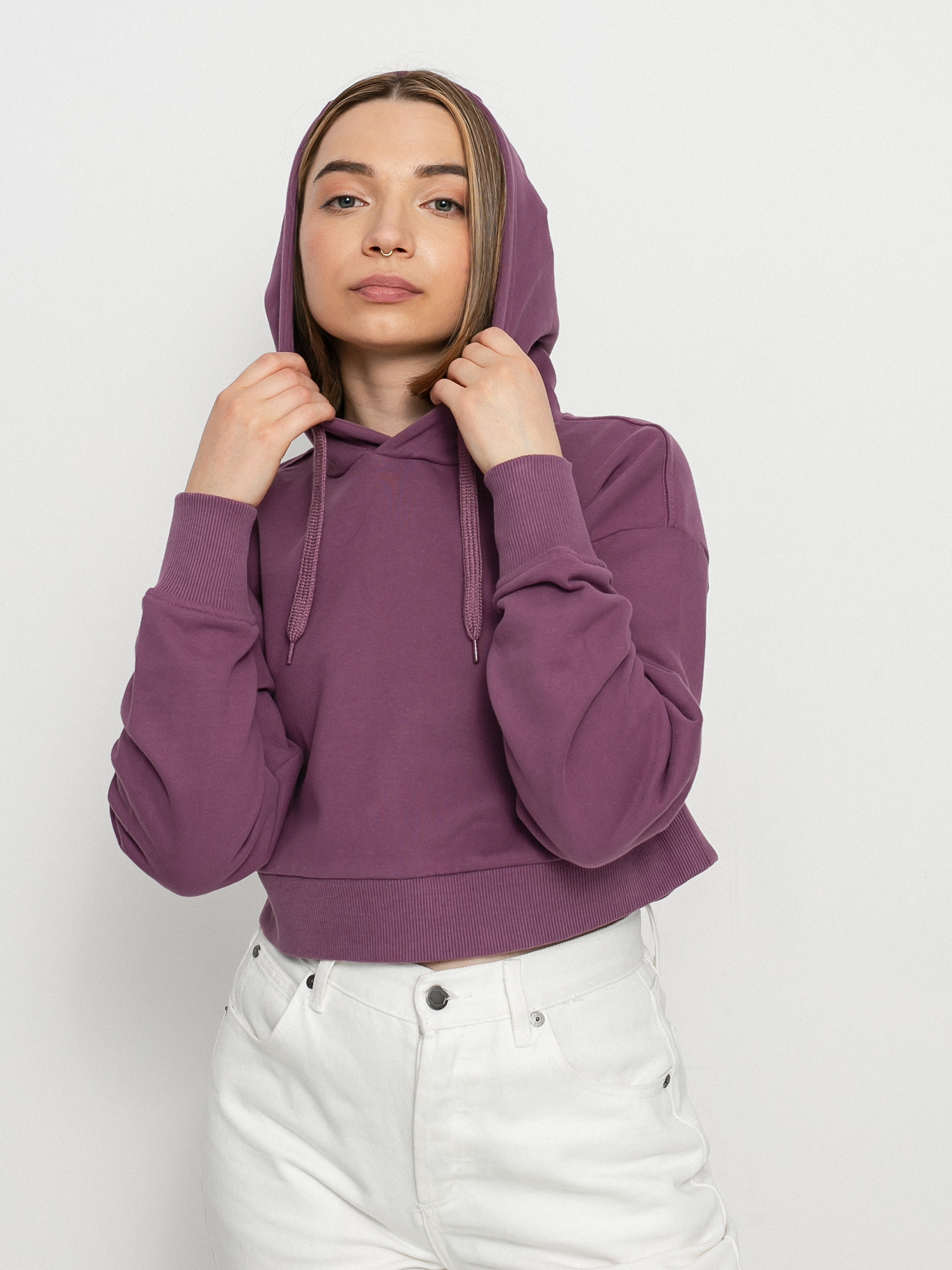Mikina s kapucňou The North Face Trend Crop HD Wmn (pikes purple)