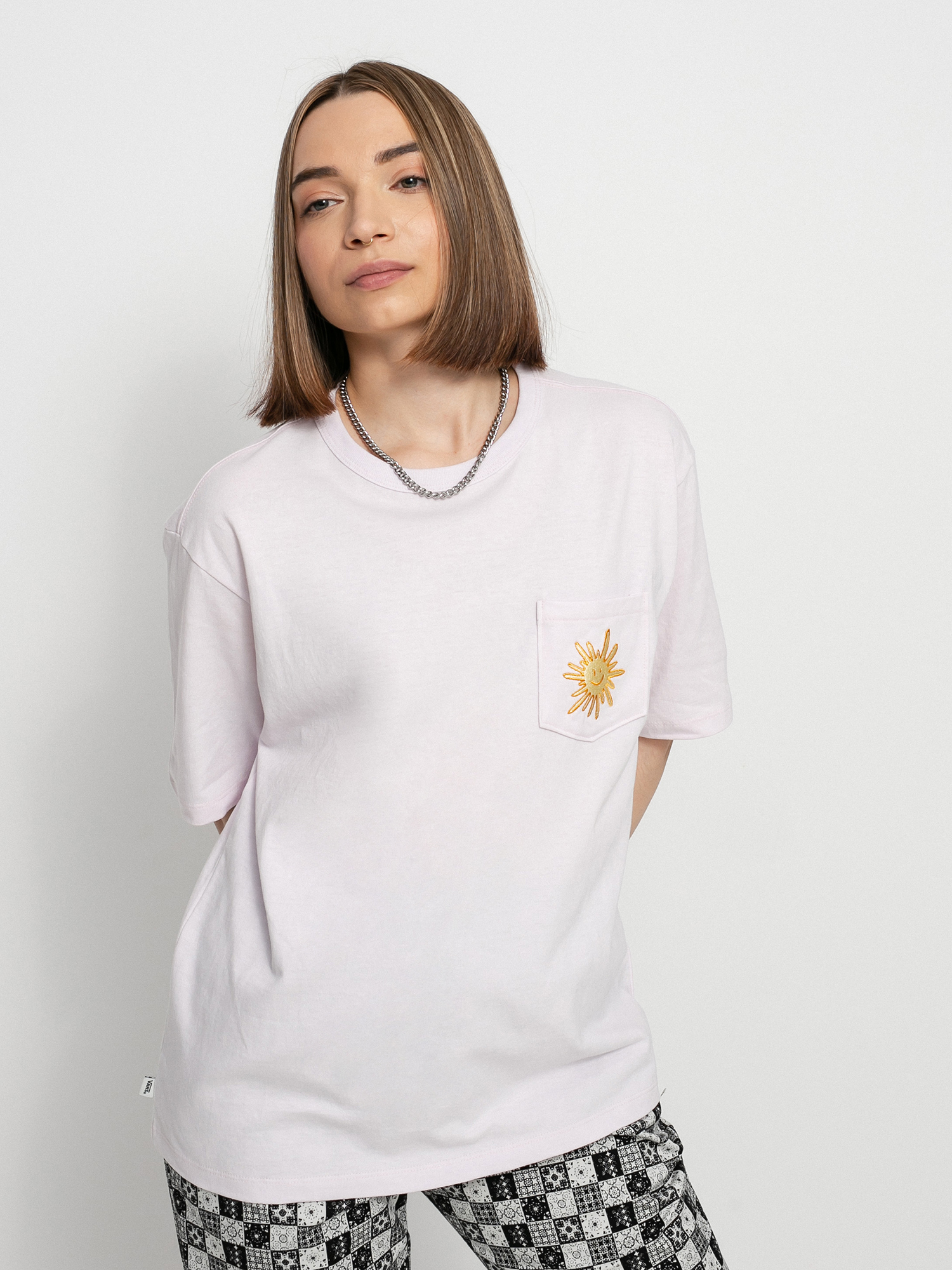 Tričko Vans X Skateistan Otw Wmn (orchid ice)