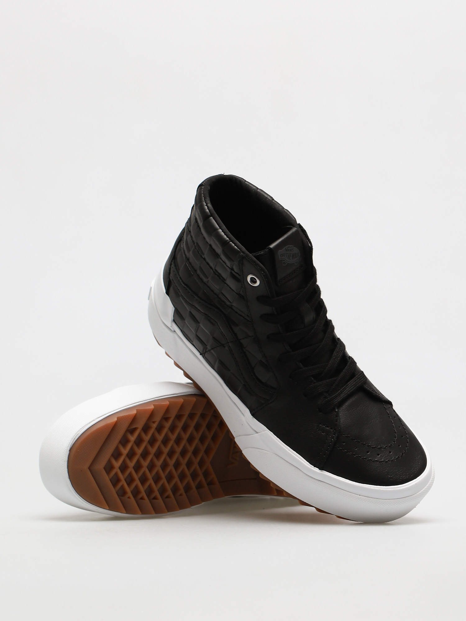Topánky Vans Sk8 Hi Stacked (emboss check/black/true white)