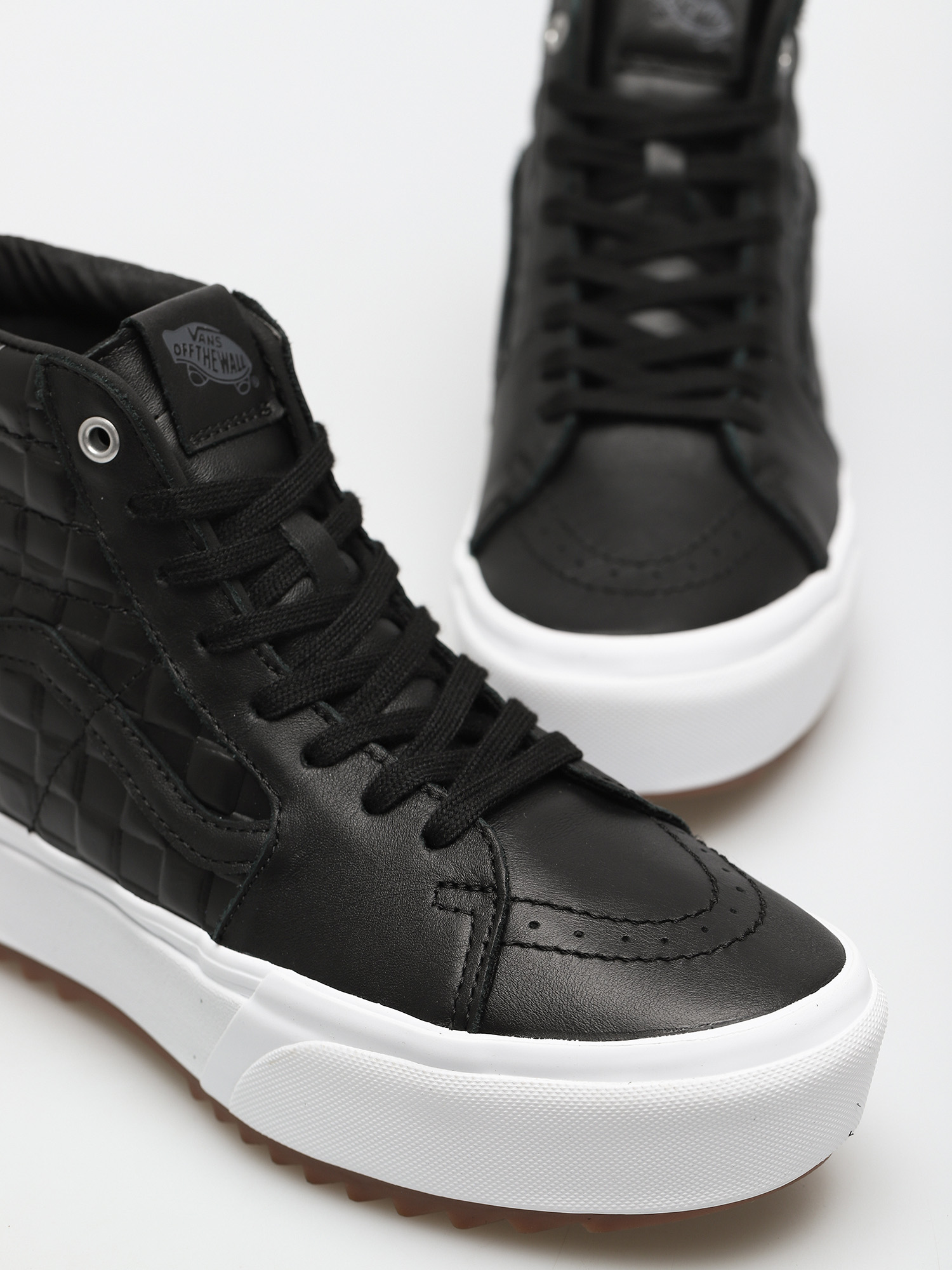Topánky Vans Sk8 Hi Stacked (emboss check/black/true white)