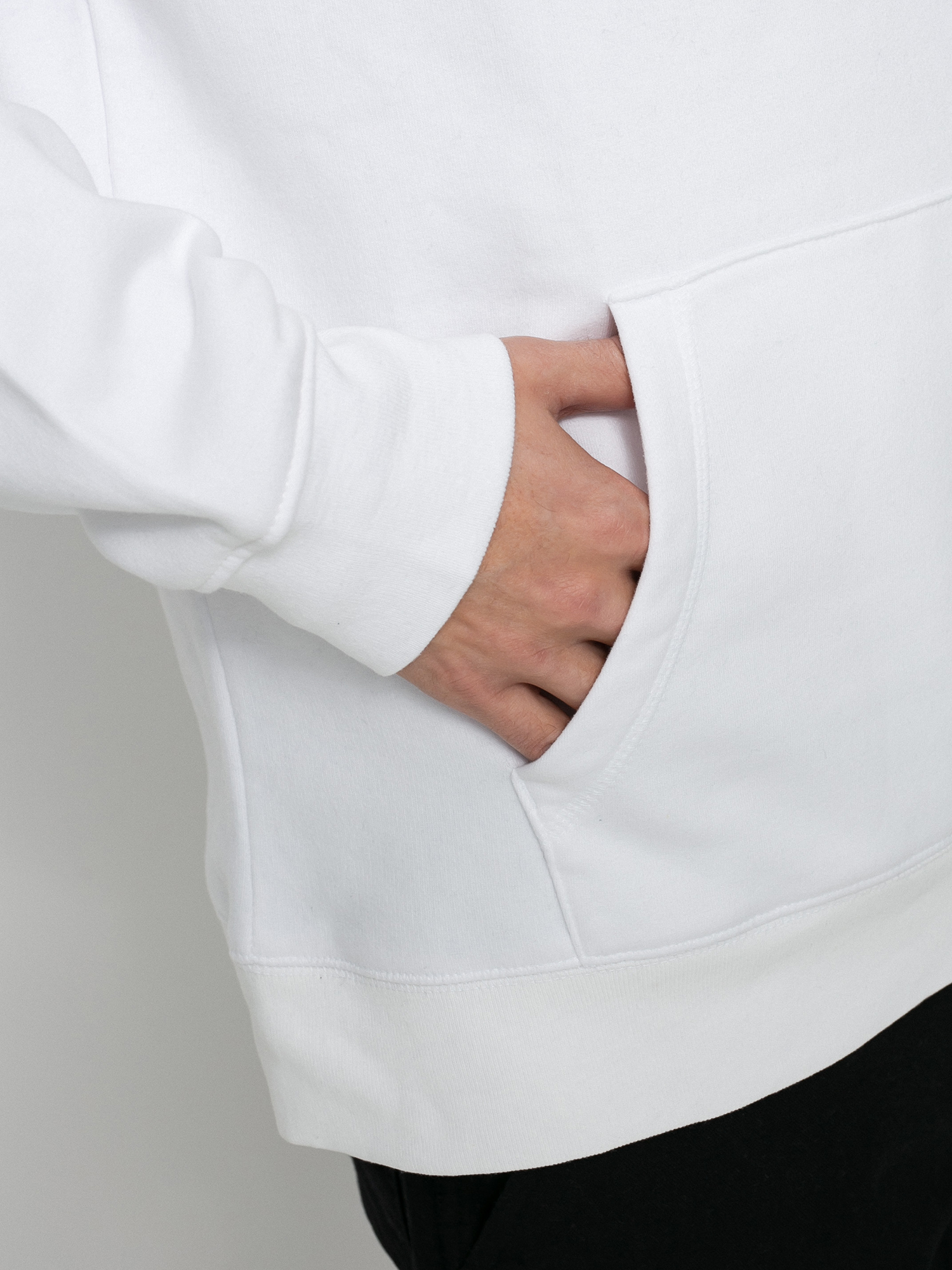 Mikina s kapucňou Malita Angel HD (white)