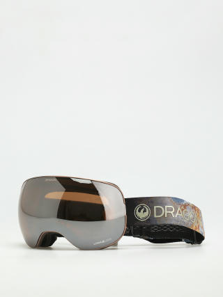 Snowboardové okuliare Dragon X2 (slate/lumalens silver ion/lumalens amber)
