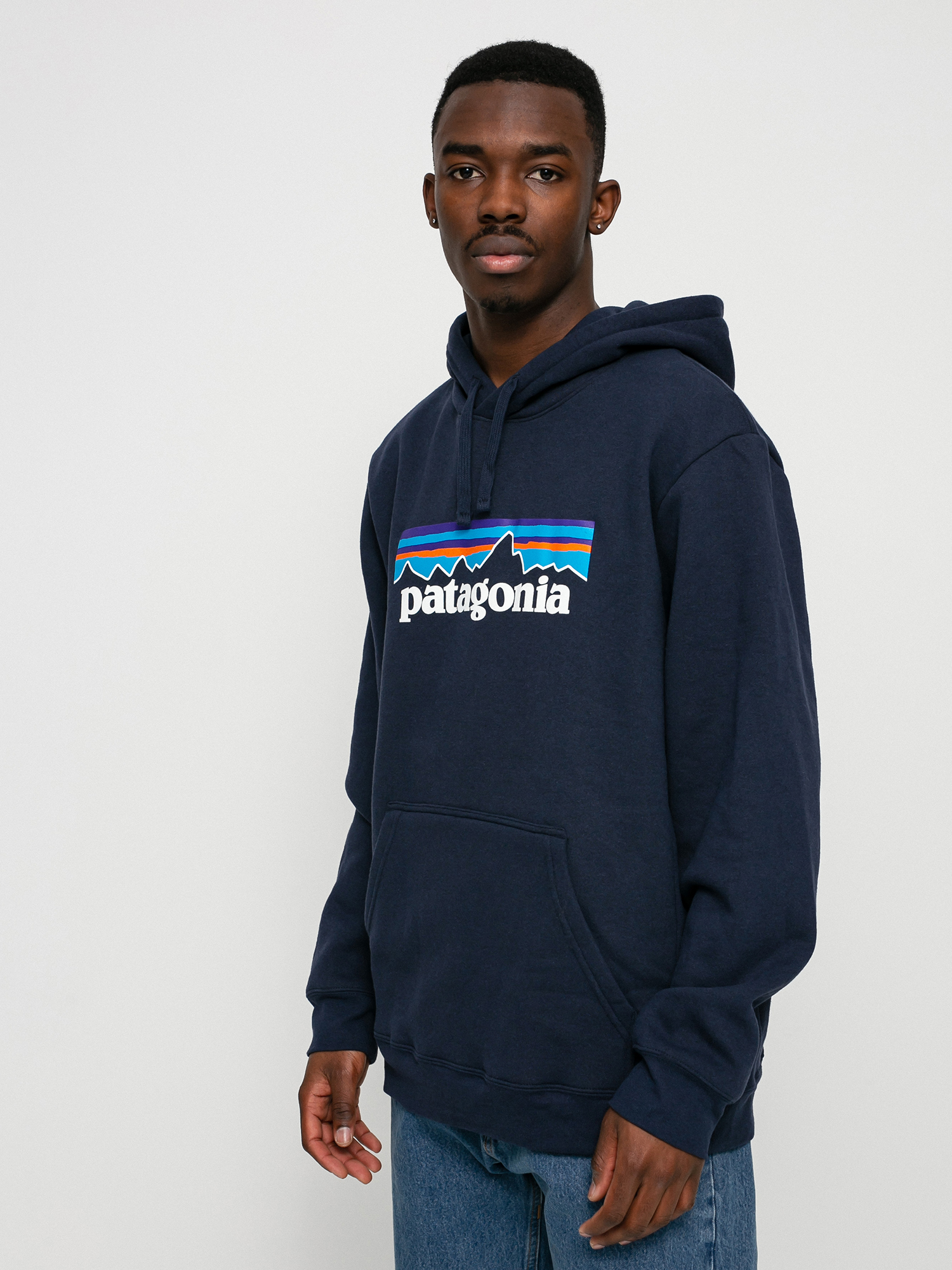 Mikina s kapucňou Patagonia Logo Uprisal HD (new navy)