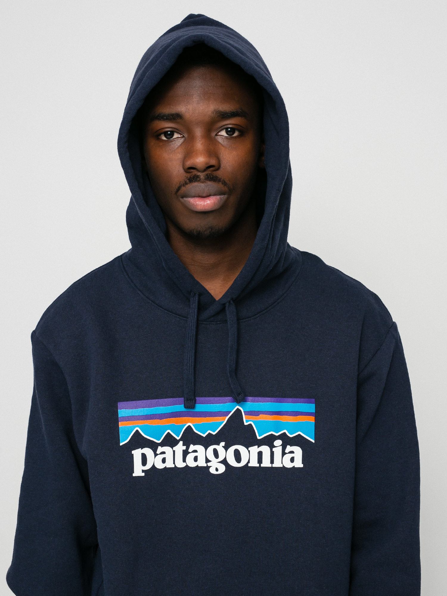 Mikina s kapucňou Patagonia Logo Uprisal HD (new navy)