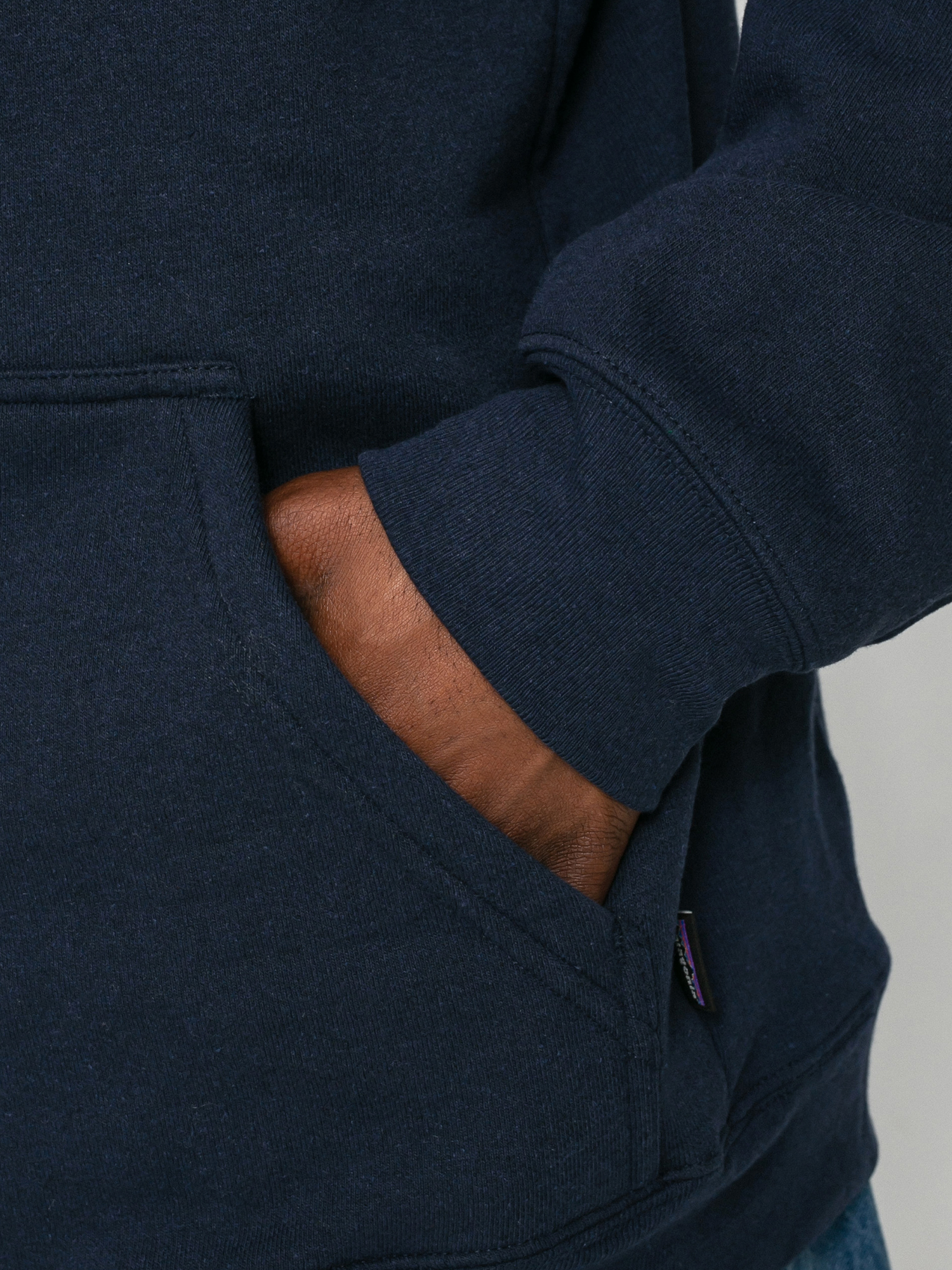 Mikina s kapucňou Patagonia Logo Uprisal HD (new navy)