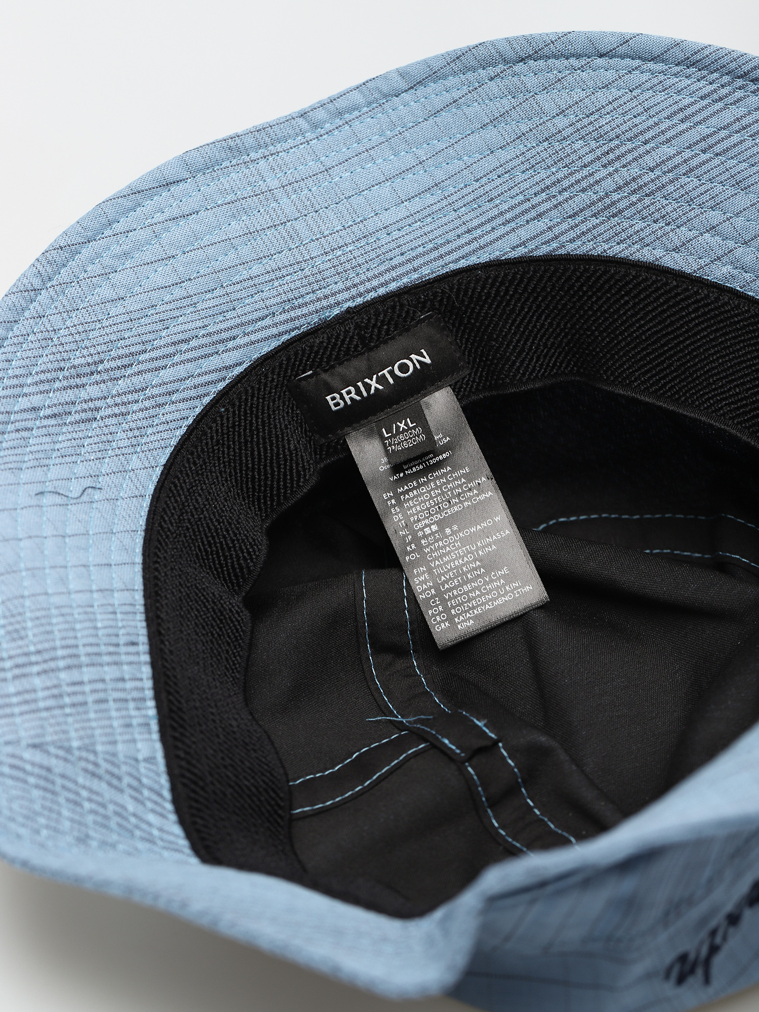 Klobúk Brixton Sprint Packable Bucket Hat (casa blanca blue)