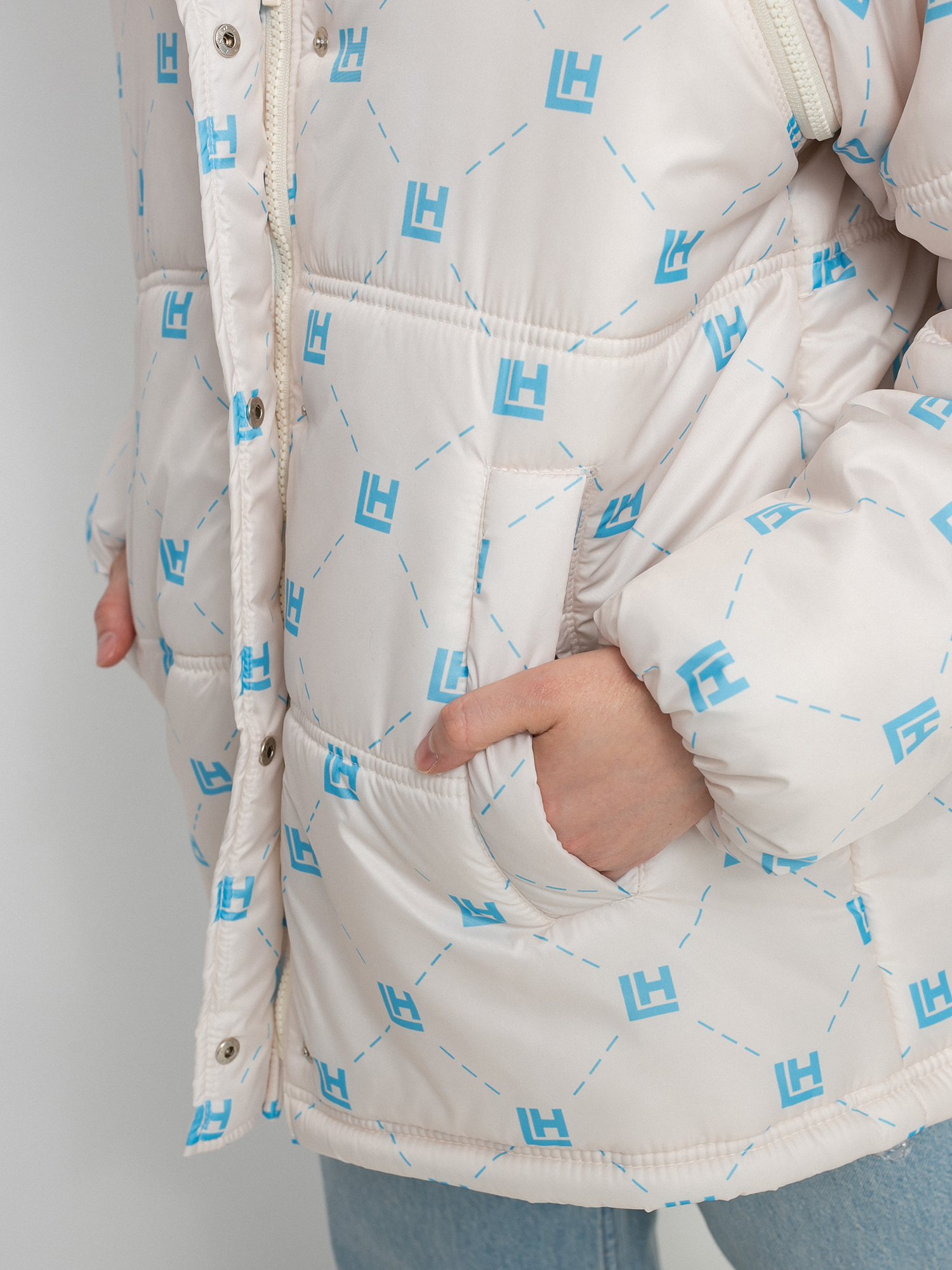 Bunda Local Heroes Lh Monogram Puff Wmn (beige)