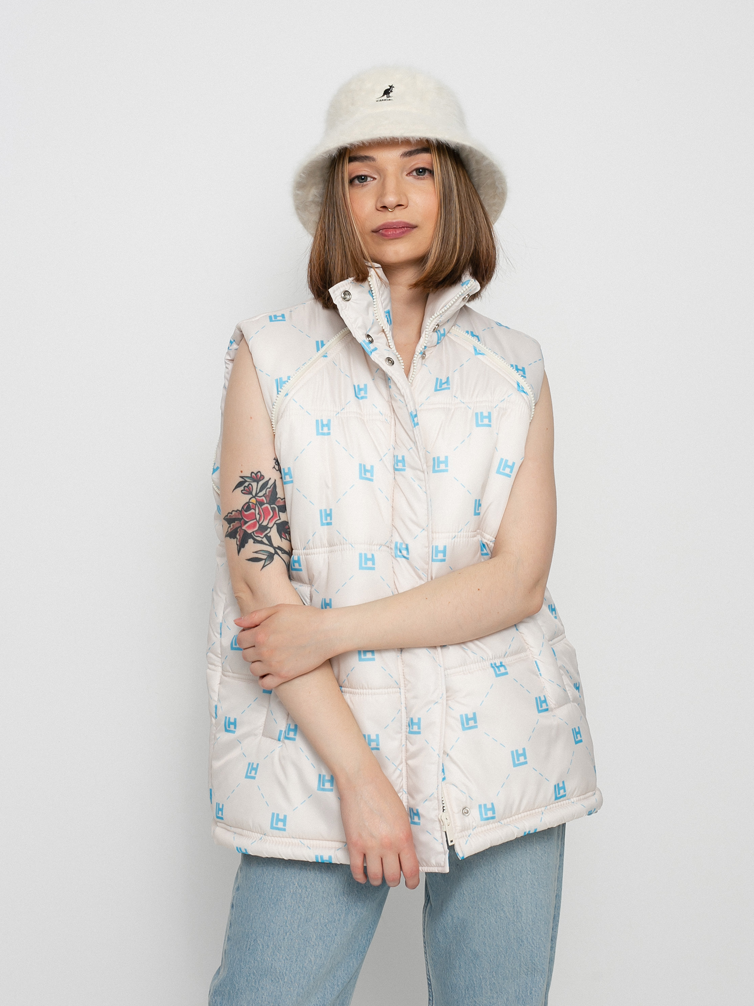 Bunda Local Heroes Lh Monogram Puff Wmn (beige)