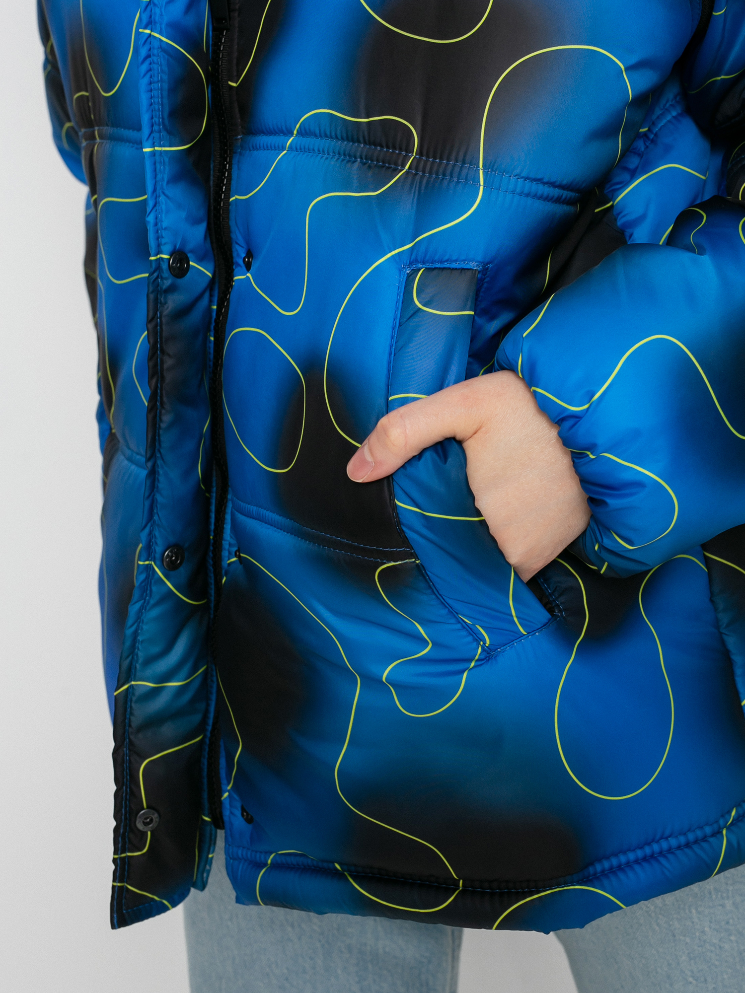 Bunda Local Heroes Spray Puff Wmn (black/blue)