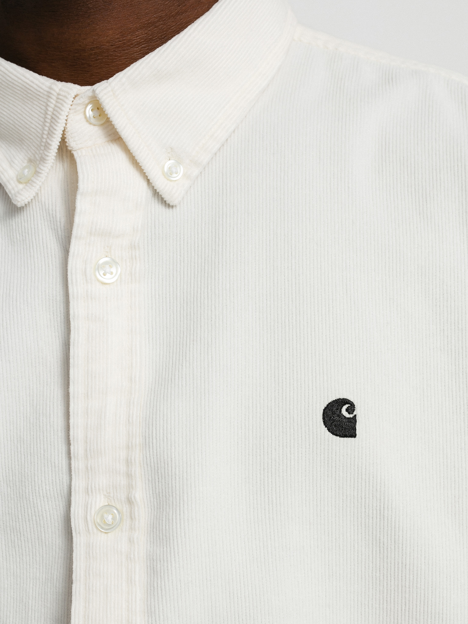 Košeľa Carhartt WIP Madison Fine Cord (wax/black)