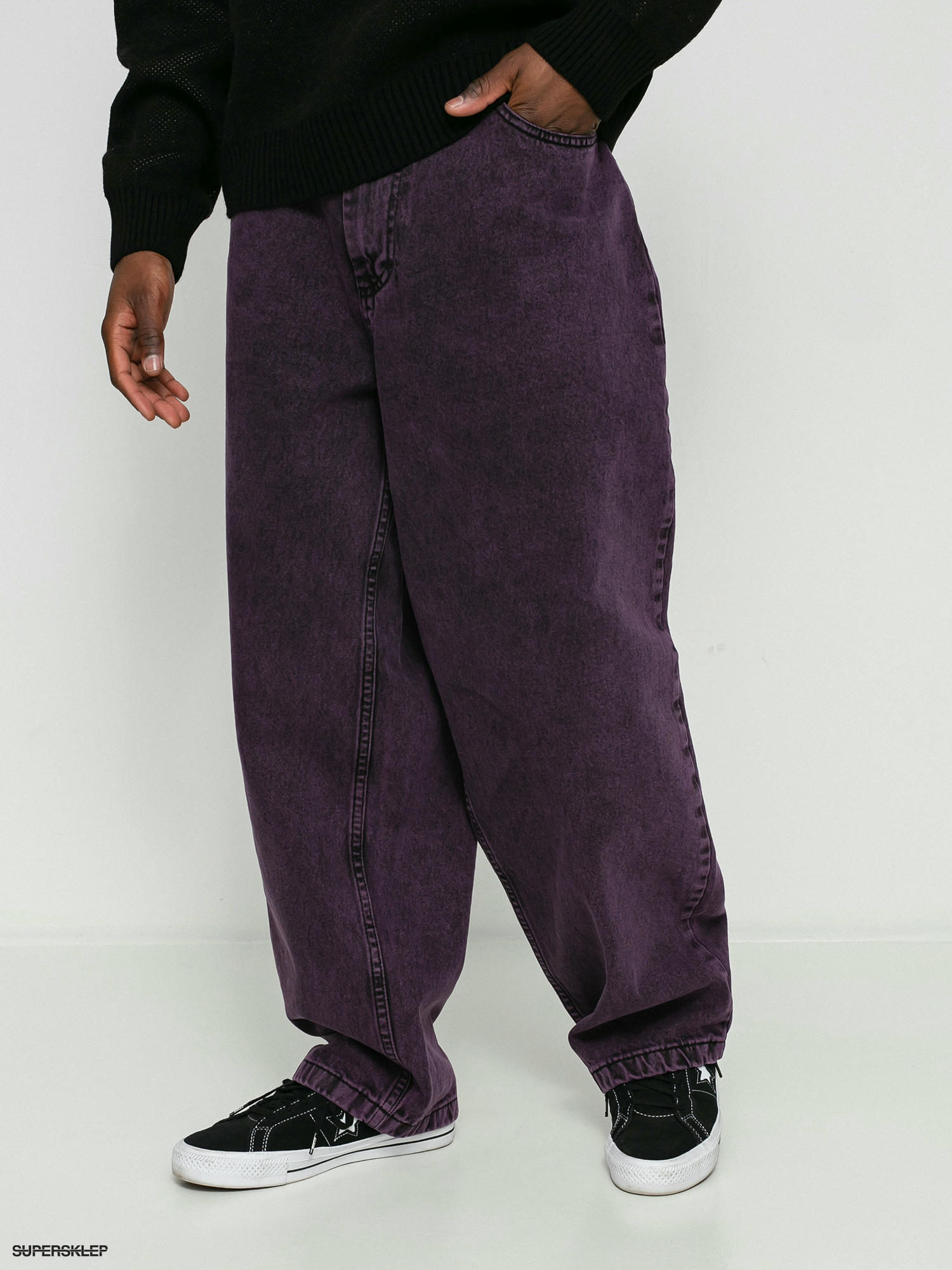 POLAR SKATE BIG BOY JEANS Purple Black L-