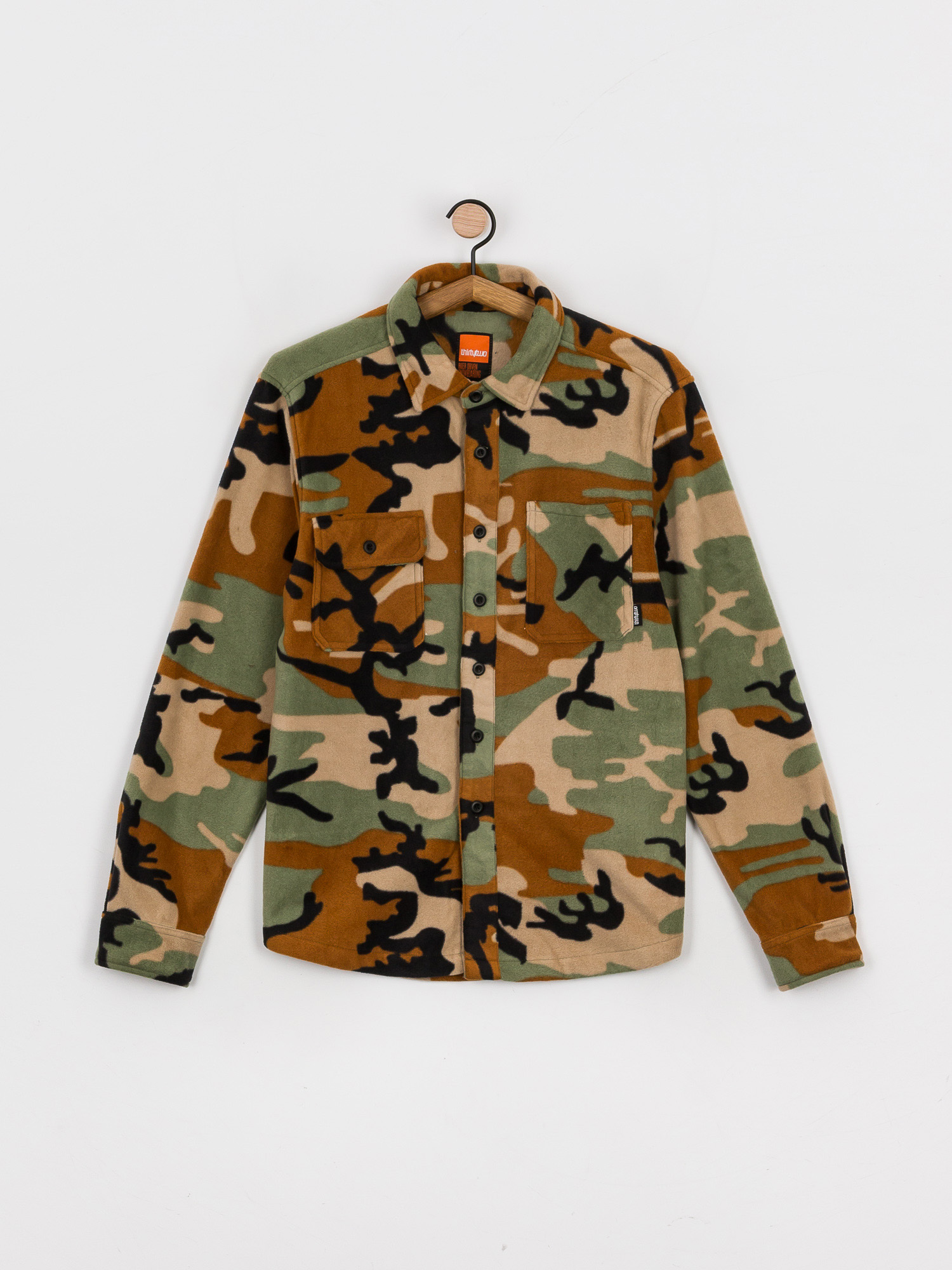 Pánska Košeľa ThirtyTwo Rest Stop Shirt (camo)