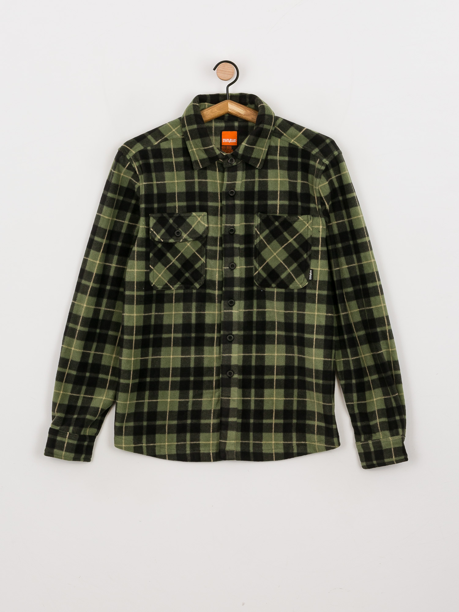 Pánska Košeľa ThirtyTwo Rest Stop Shirt (military)