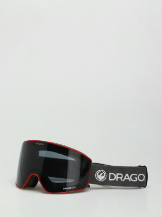 Snowboardové okuliare Dragon PXV2 (block red/lumalens dark smoke/lumalens rose)