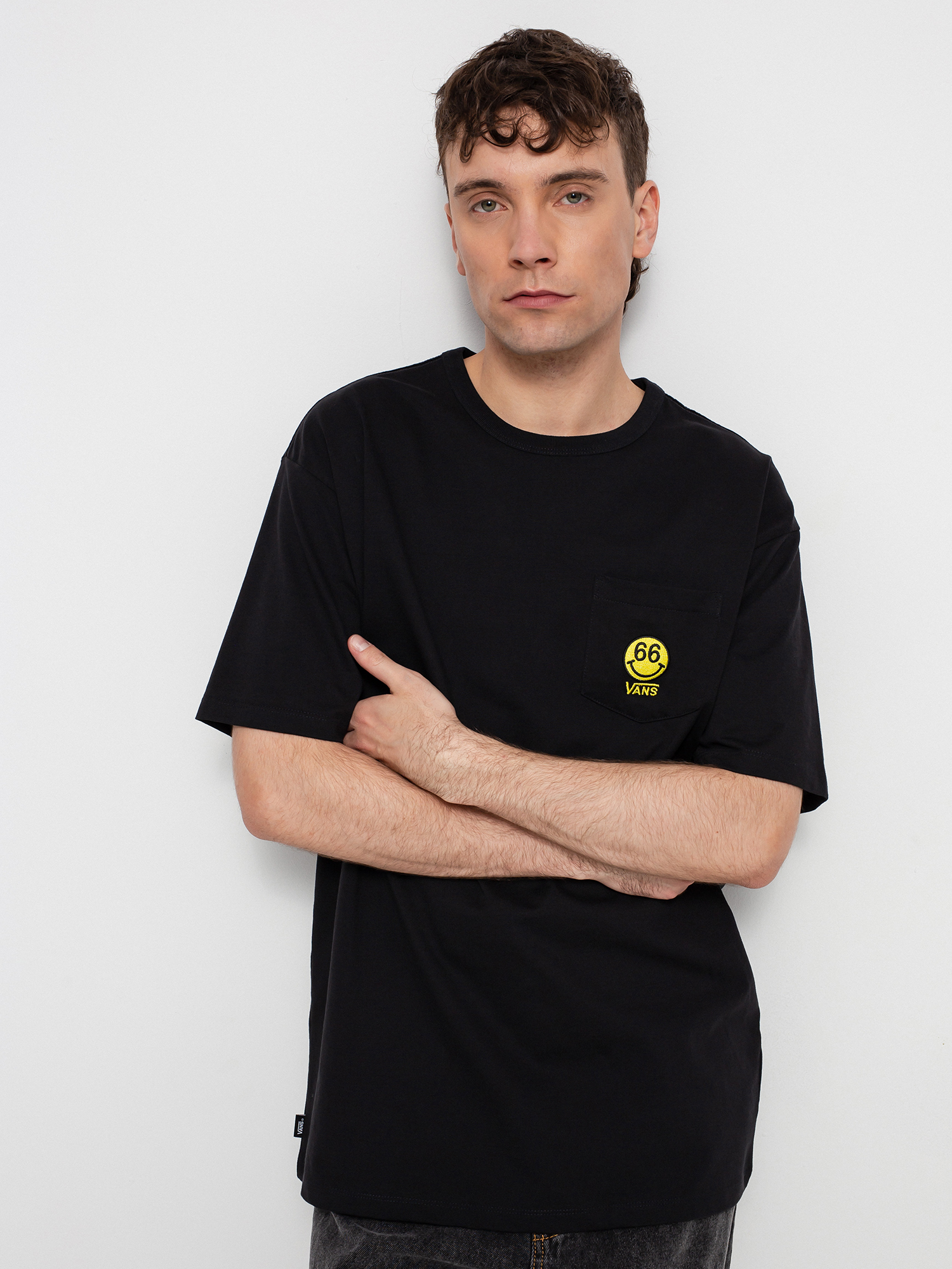 Tričko Vans Off The Wall Graphic Pocket (black)