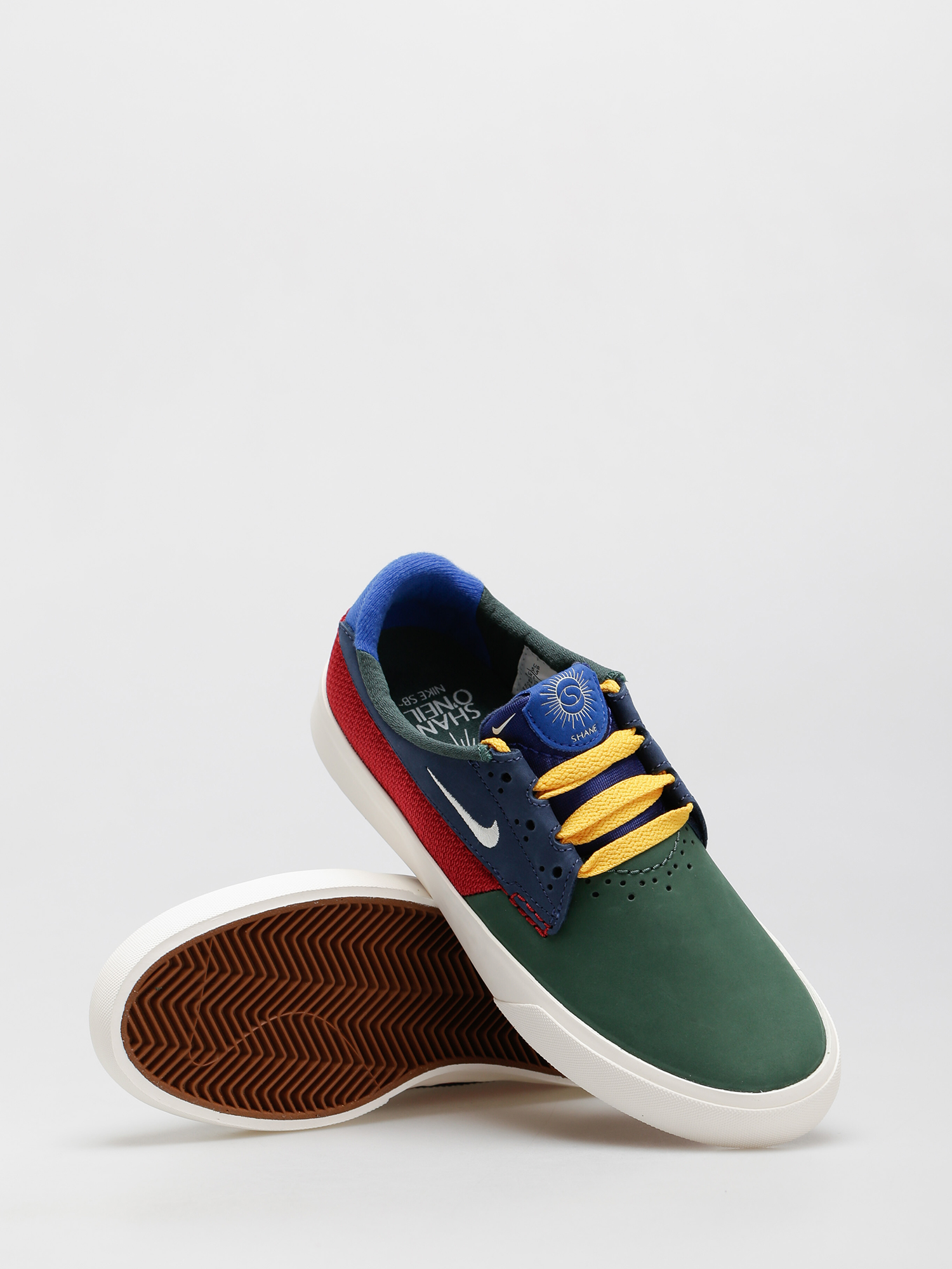 Topánky Nike SB Shane (noble green/sail varsity red navy)