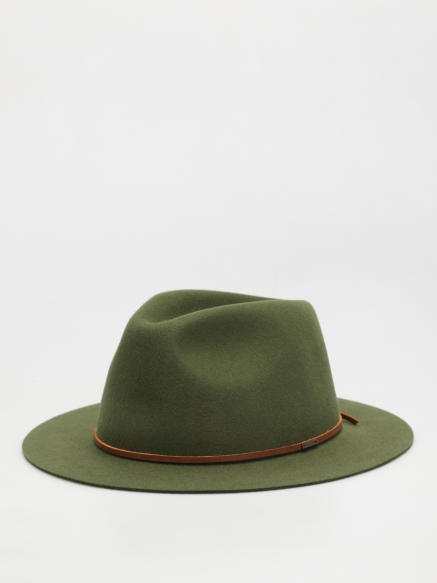 Klobúk Brixton Wesley Fedora (clover green)