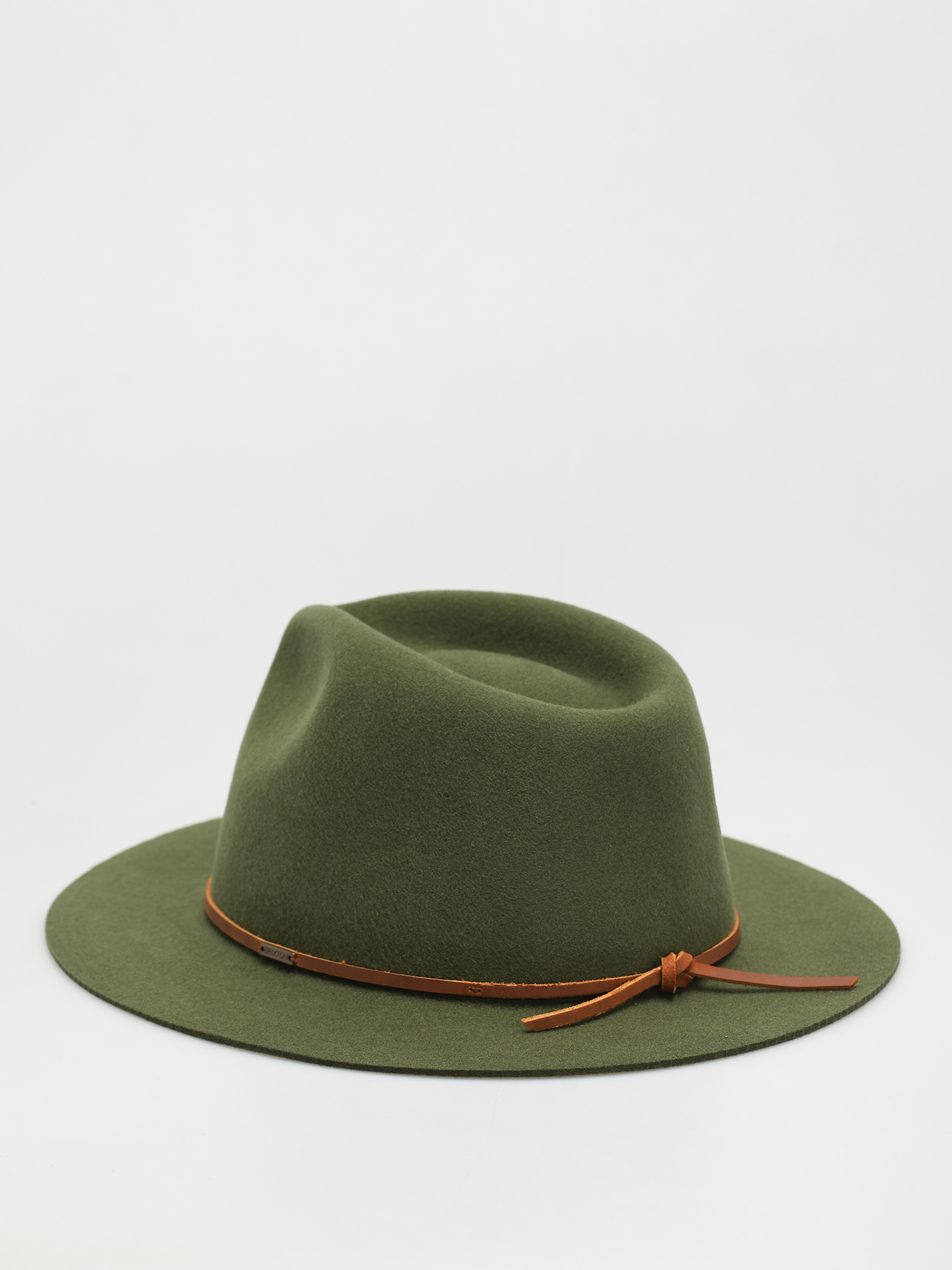 Klobúk Brixton Wesley Fedora (clover green)