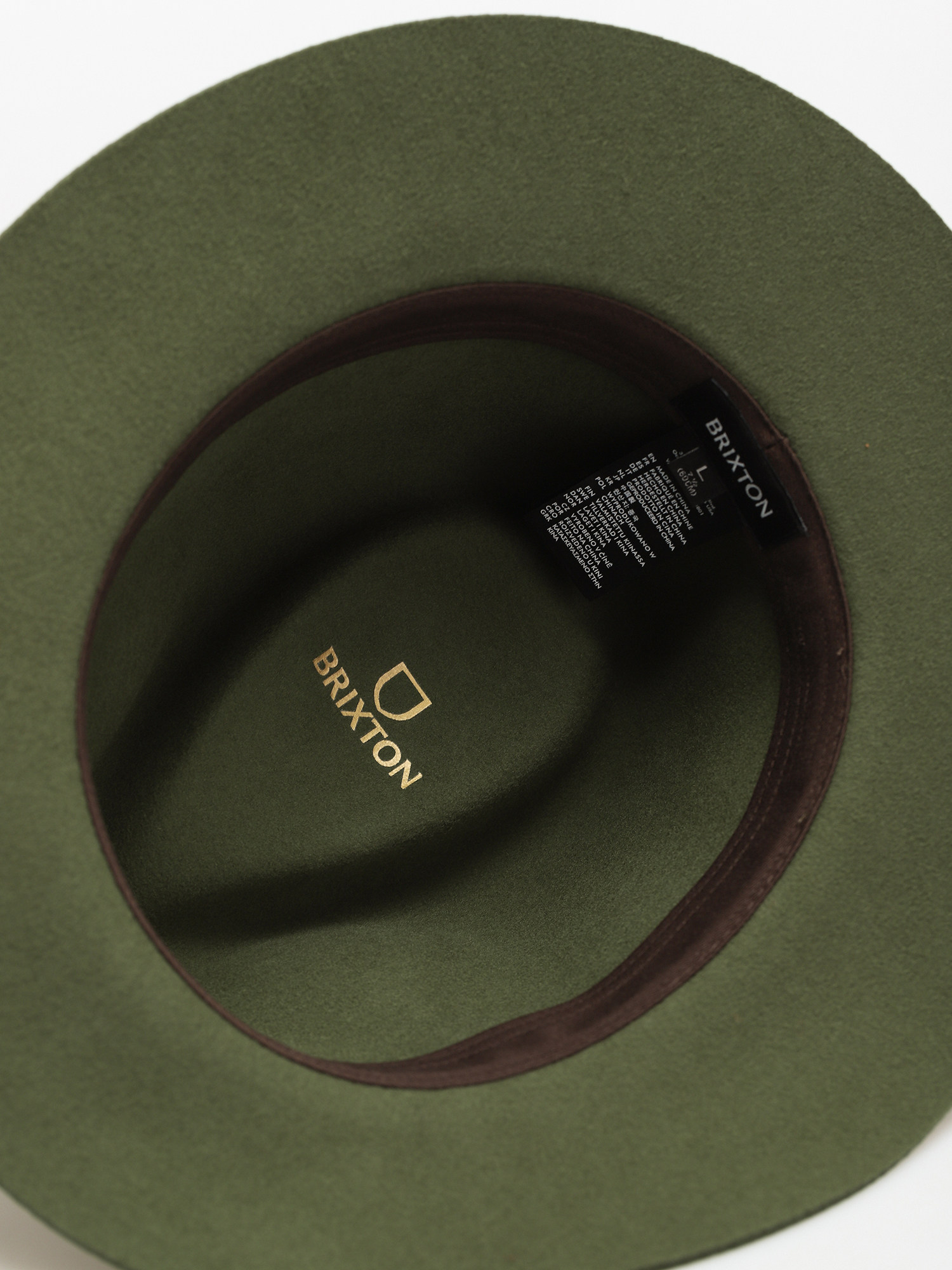 Klobúk Brixton Wesley Fedora (clover green)
