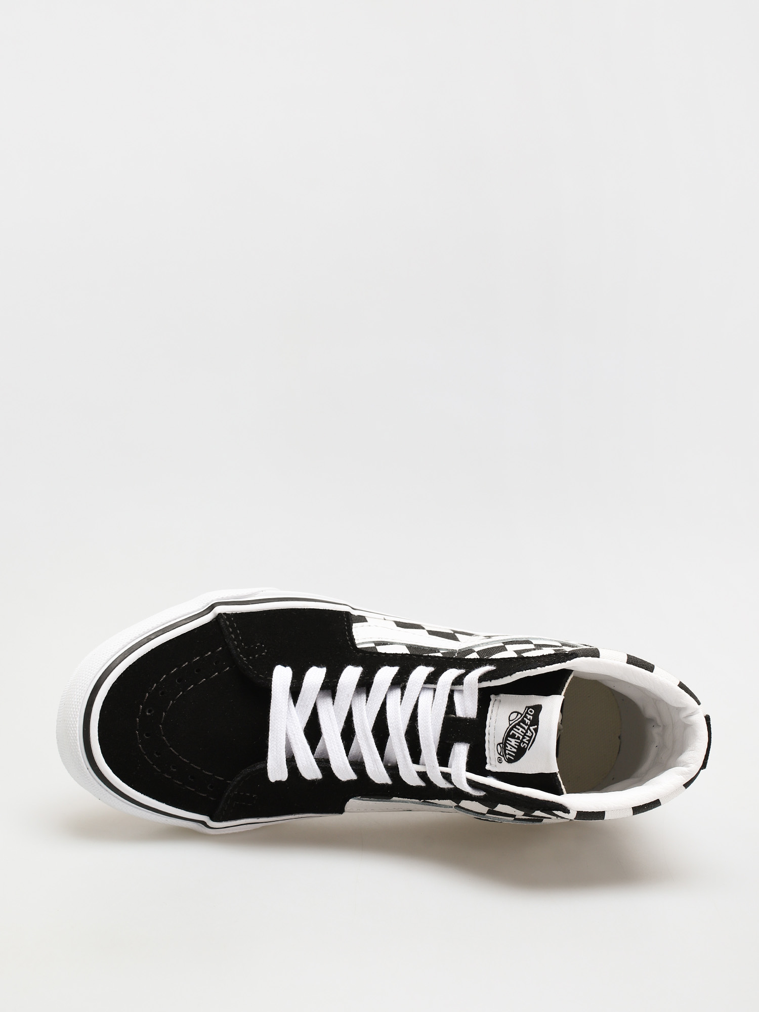 Topánky Vans Sk8 Hi (checkerboard/blk/tr wht)